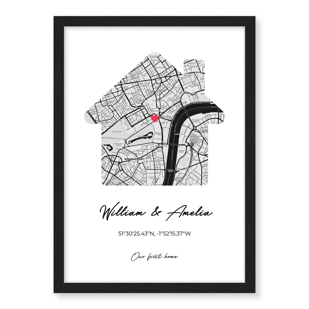 Our First Home - Personalized Poster