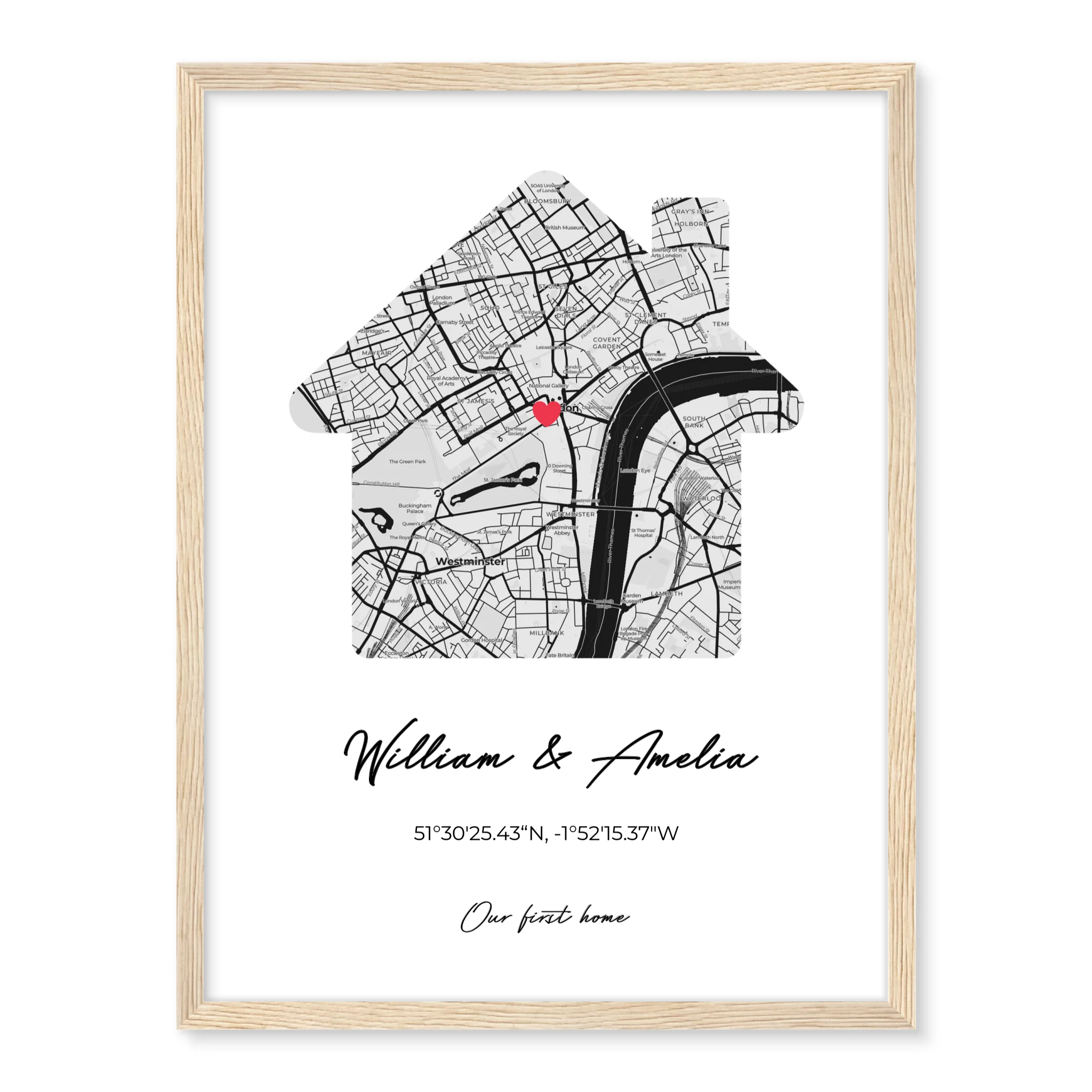 Our First Home - Personalized Poster