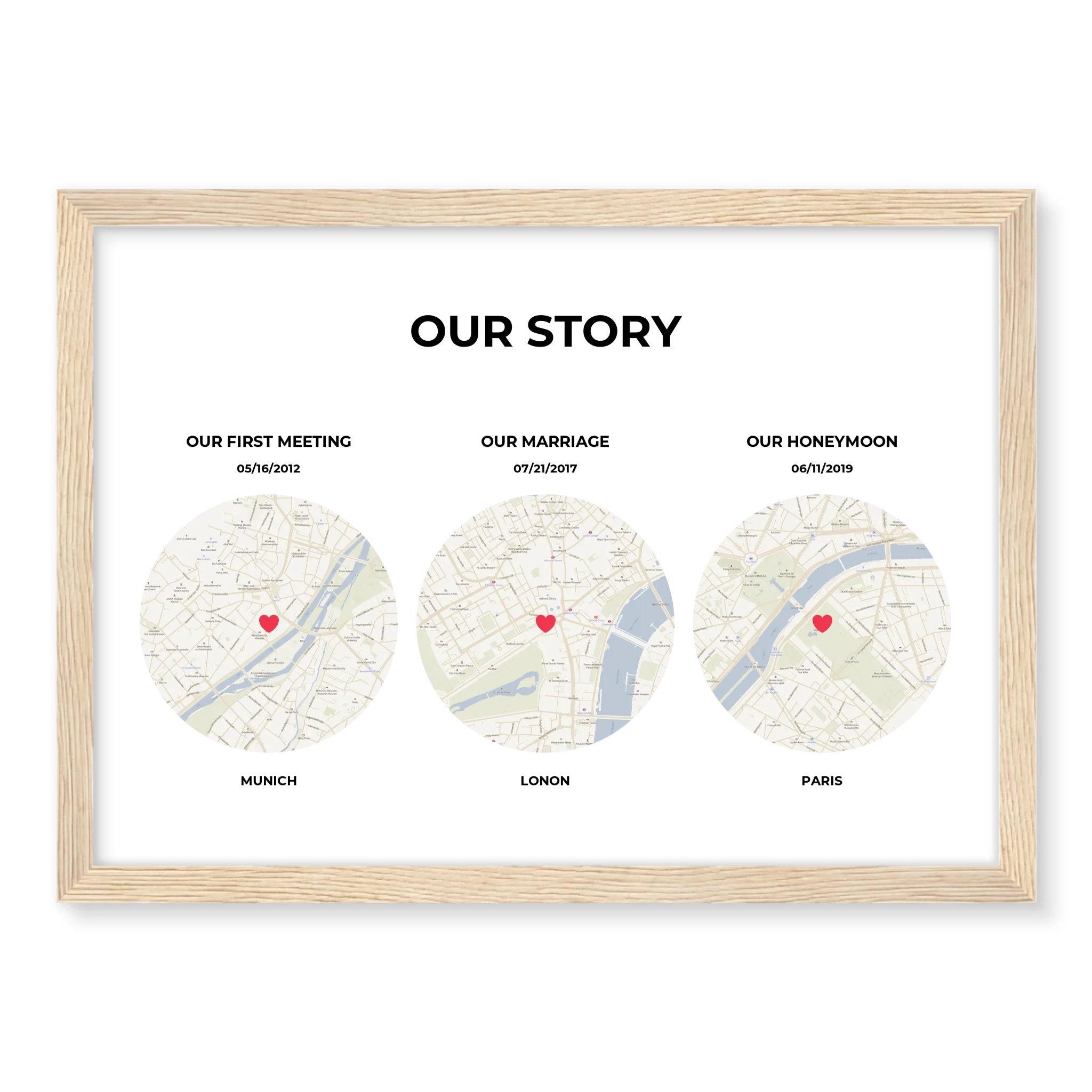 Our Story - Personalized Poster