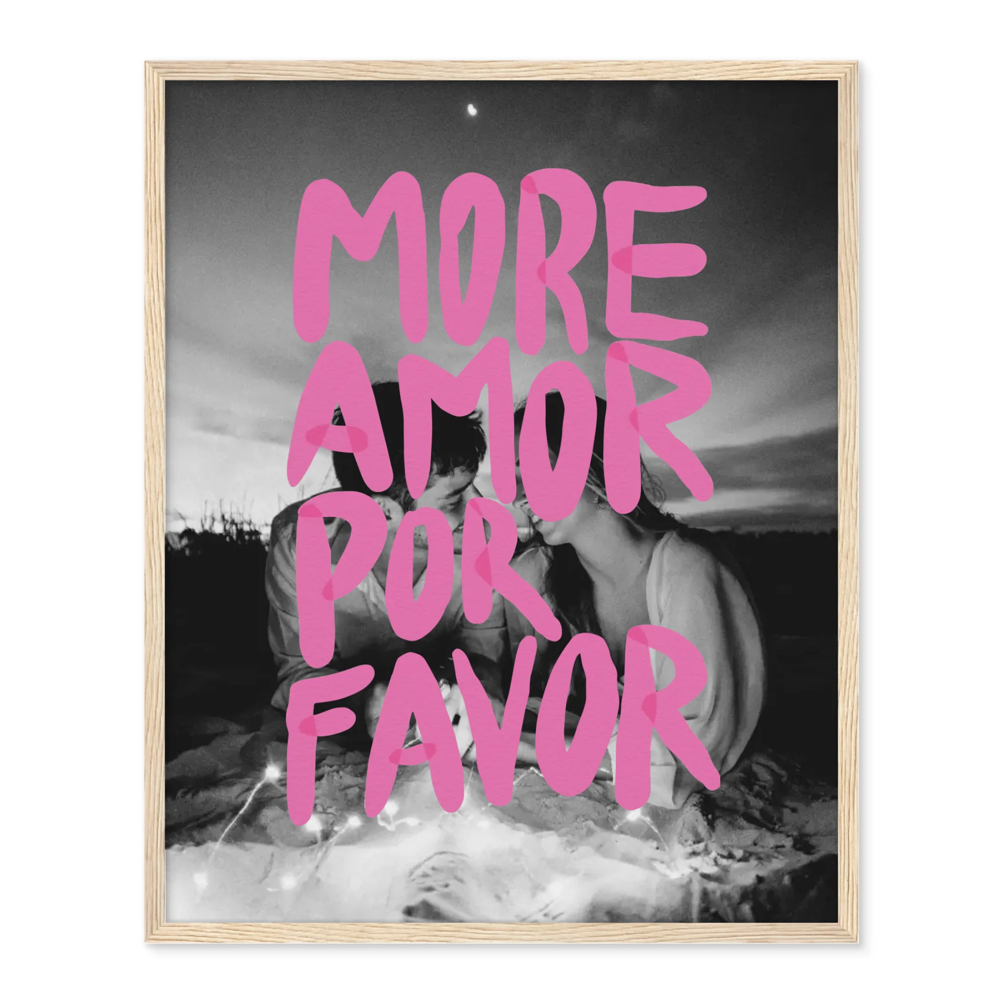 More Love by Favor - Personalized Poster