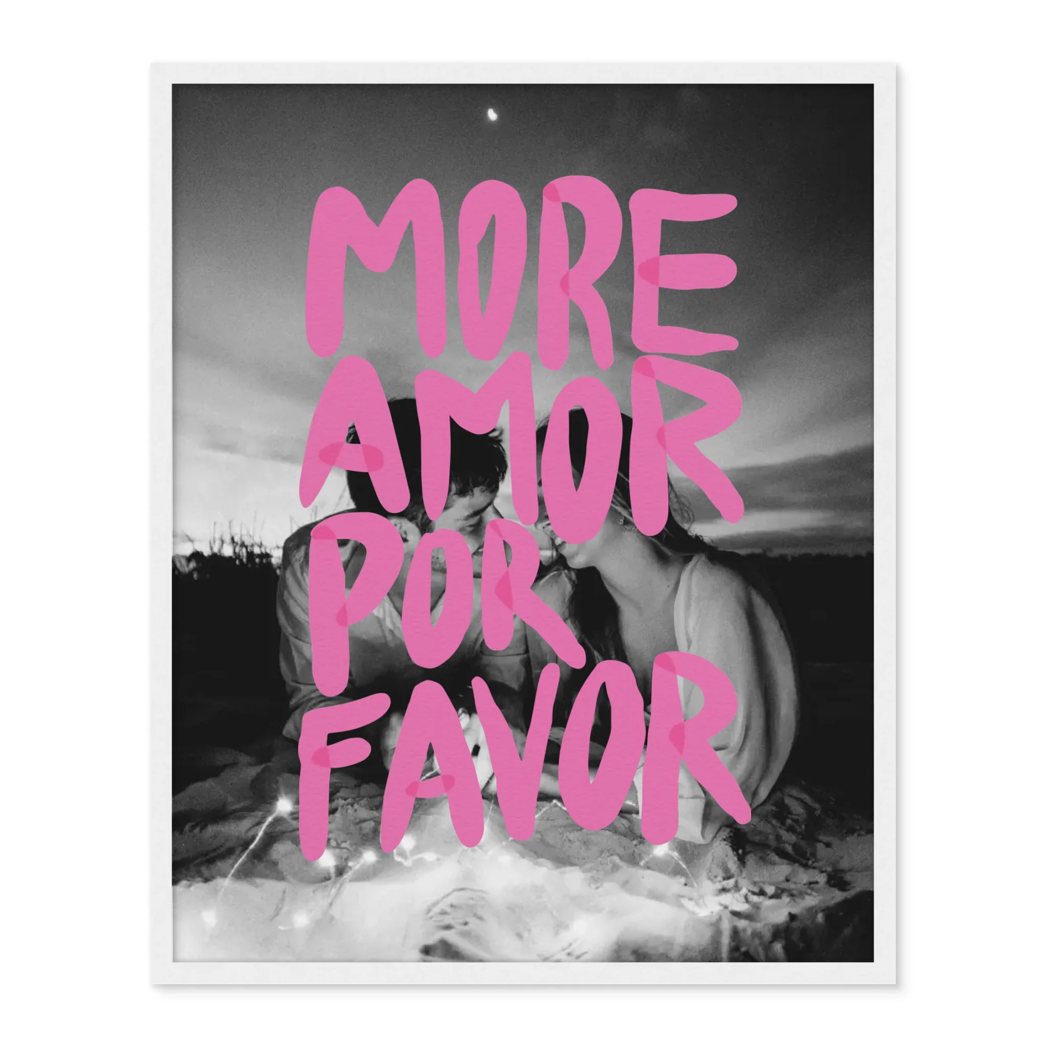 More Love by Favor - Personalized Poster