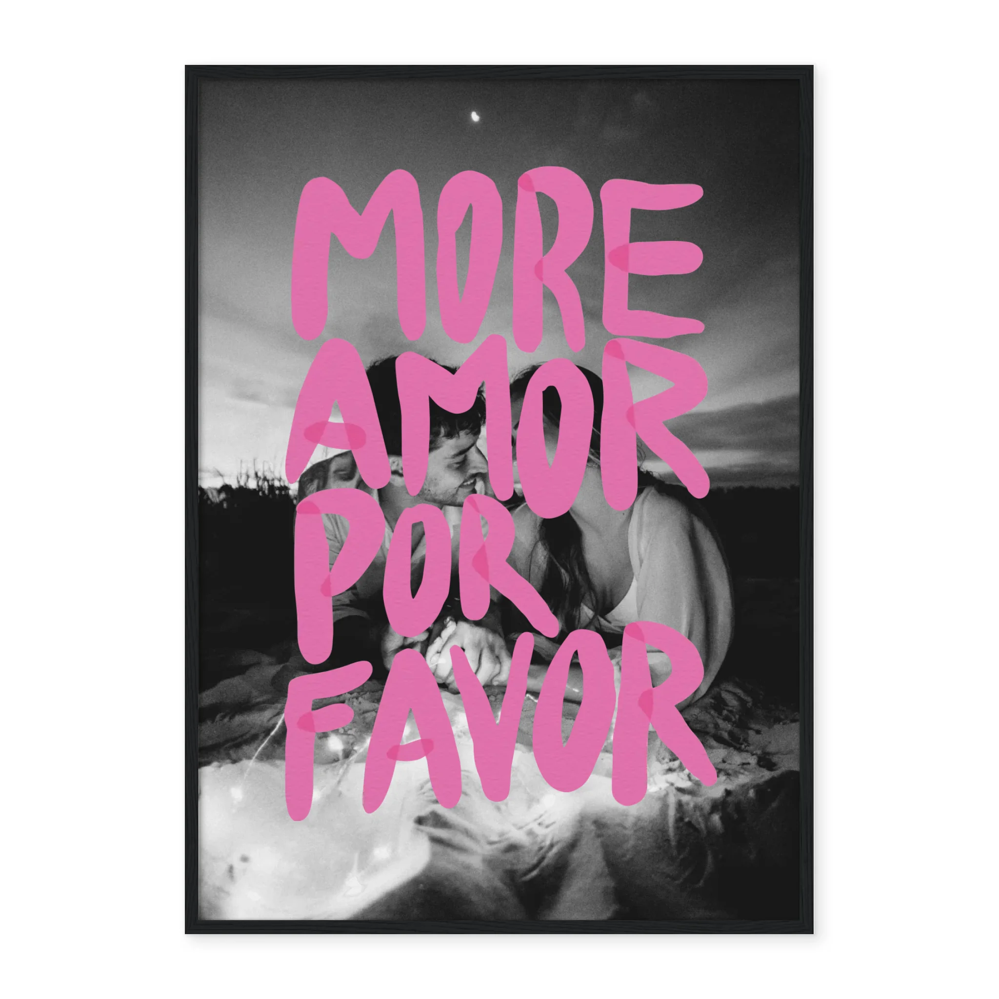 More Love by Favor - Personalized Poster