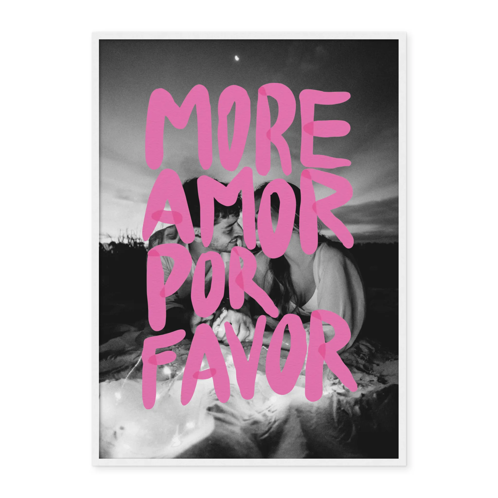 More Love by Favor - Personalized Poster