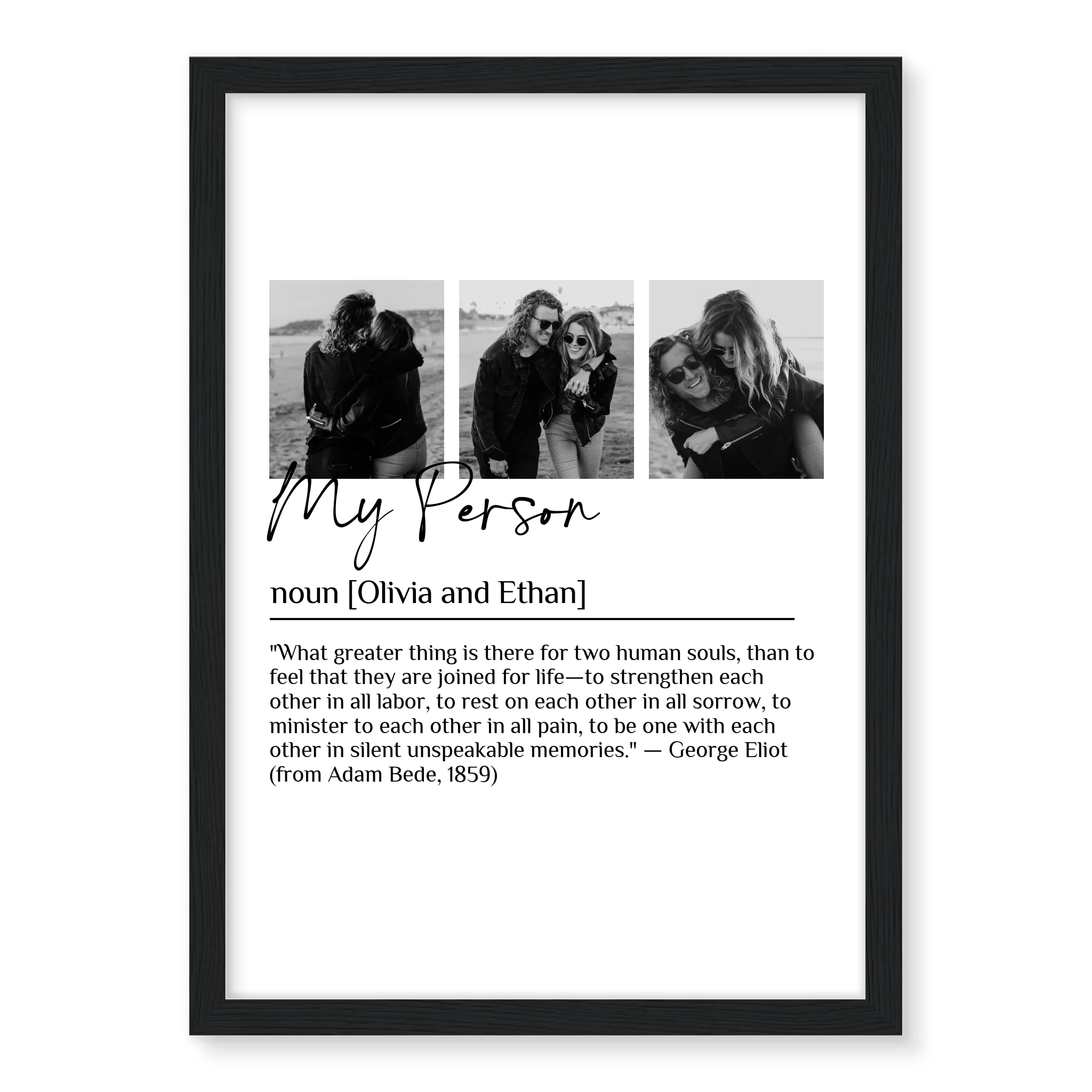 My Person Definition - Personalized Poster