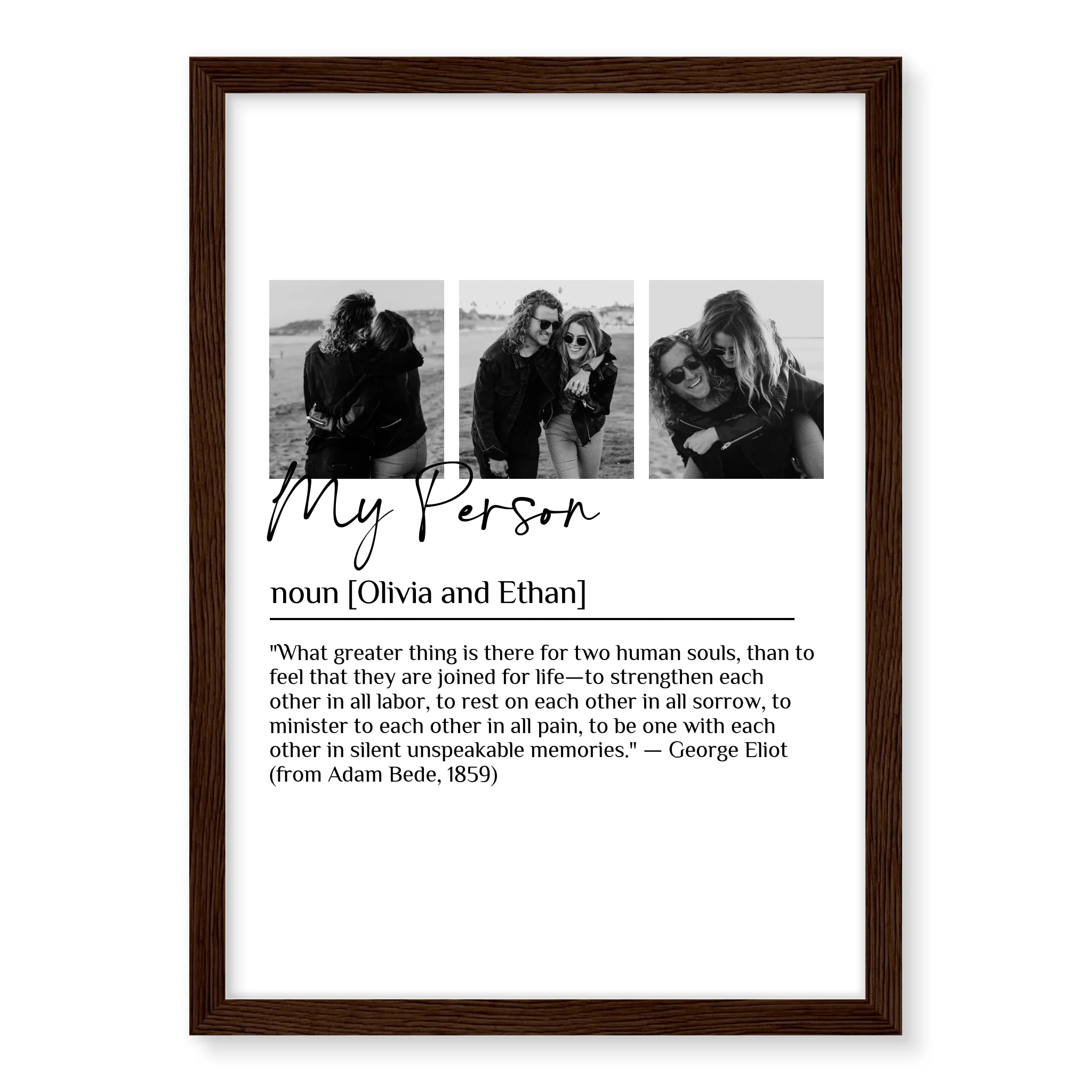 My Person Definition - Personalized Poster