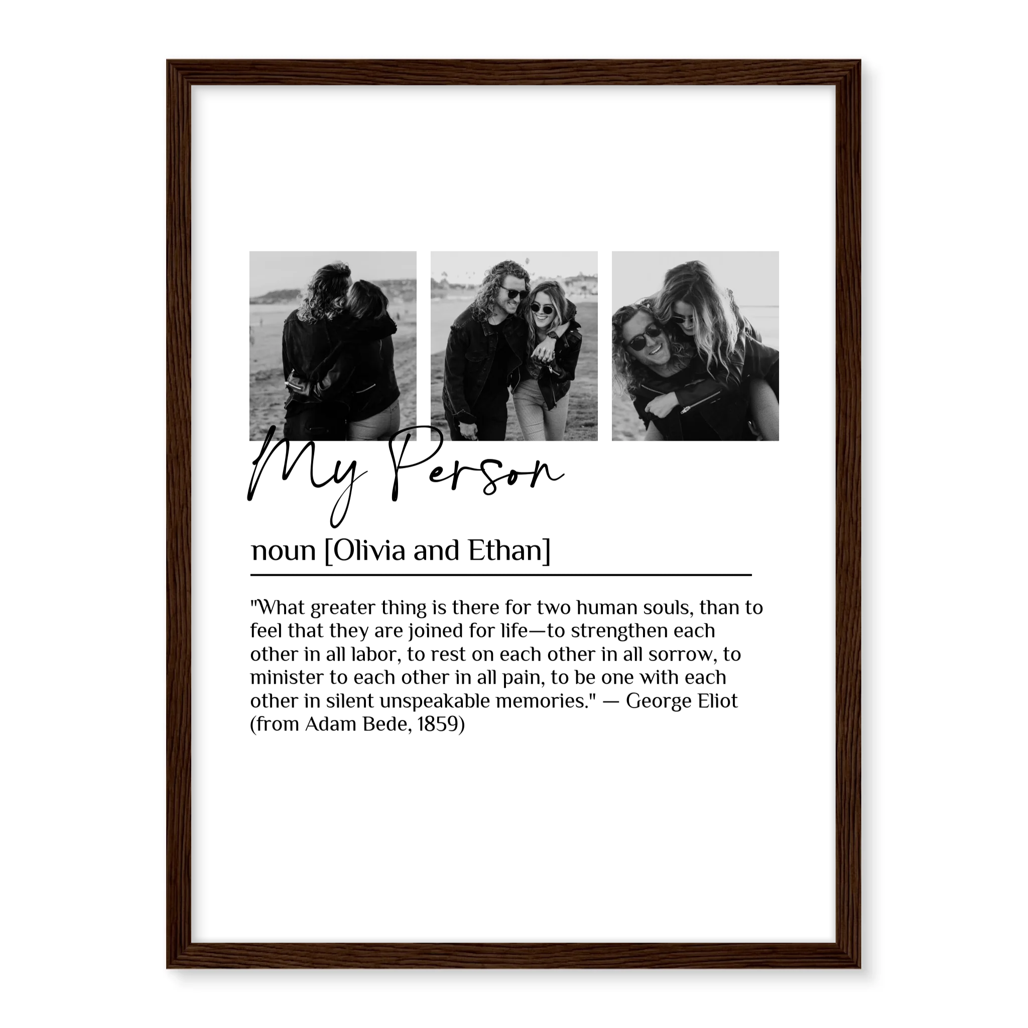 My Person Definition - Personalized Poster