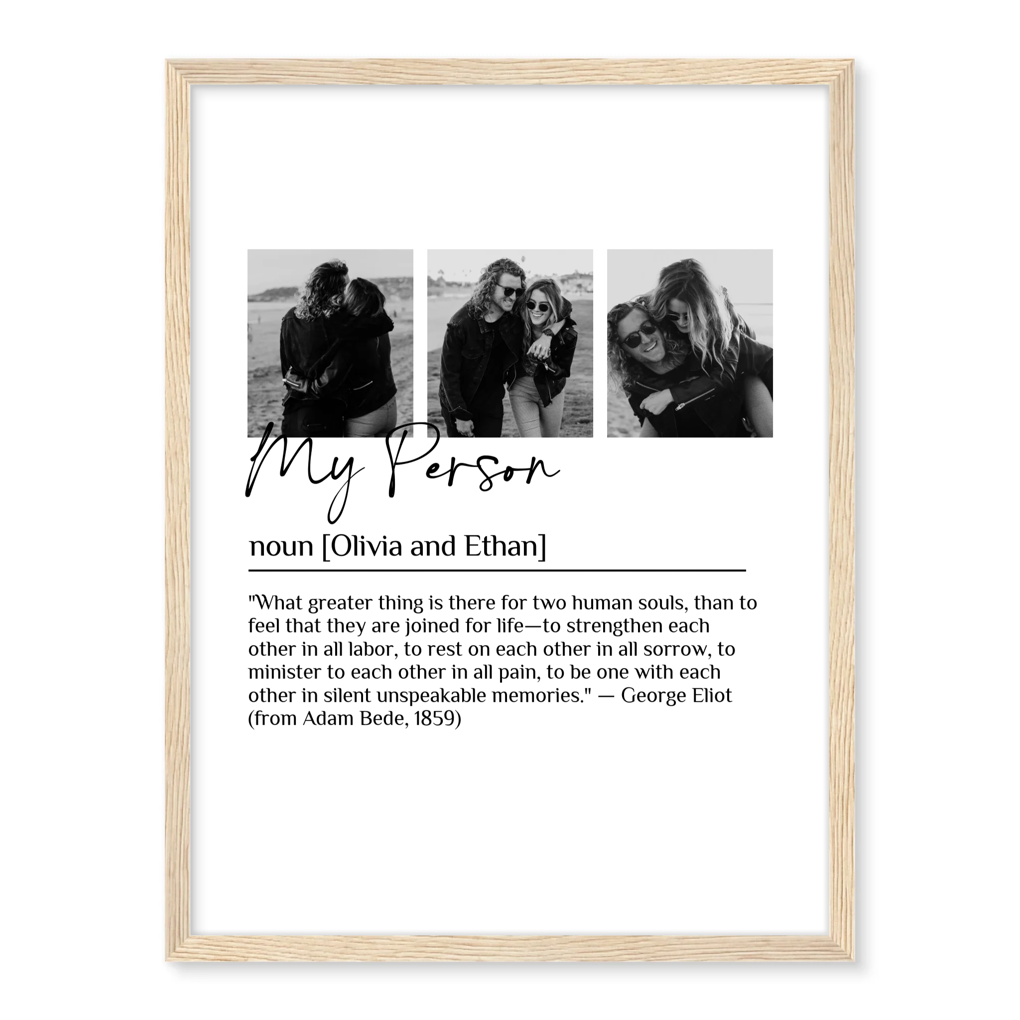 My Person Definition - Personalized Poster