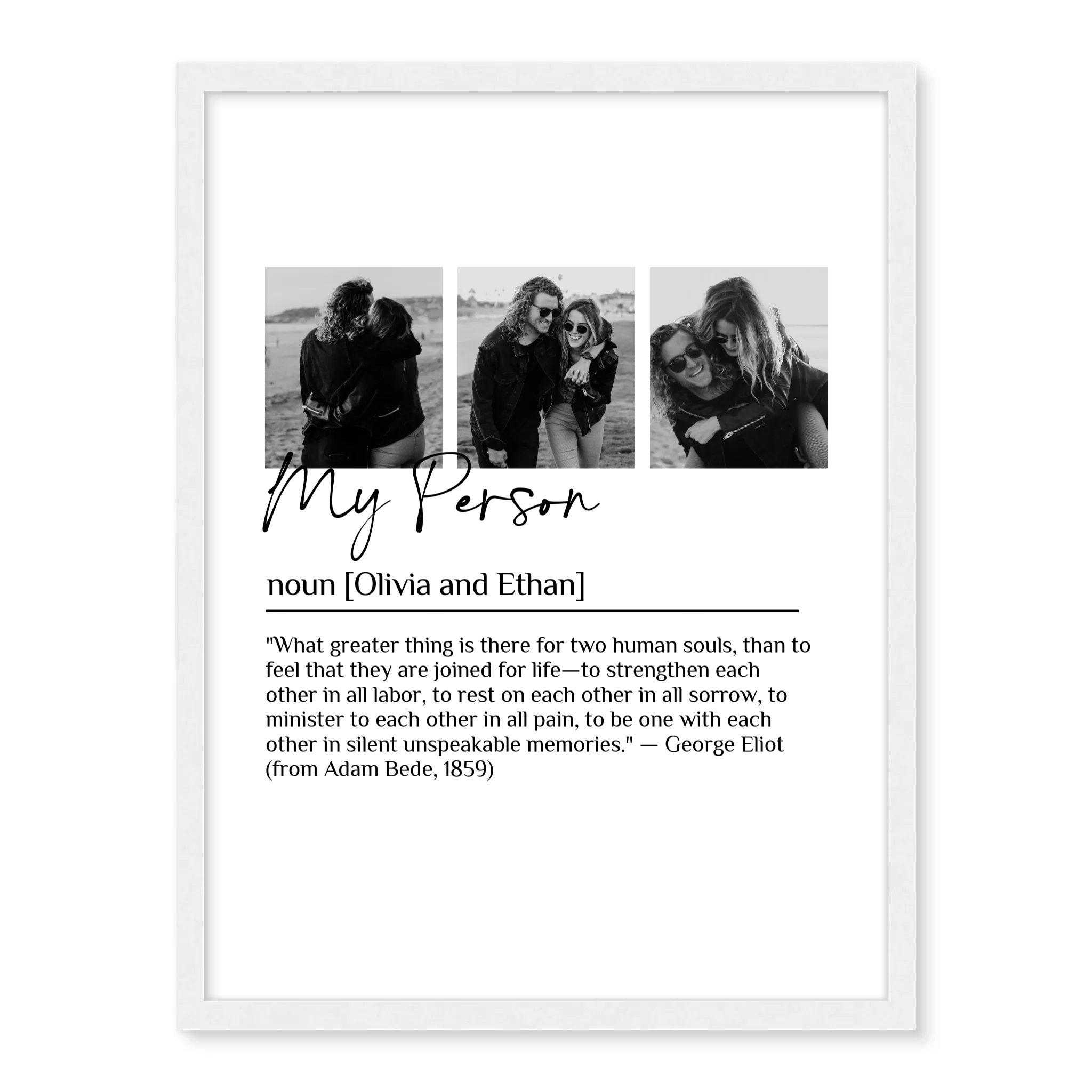 My Person Definition - Personalized Poster