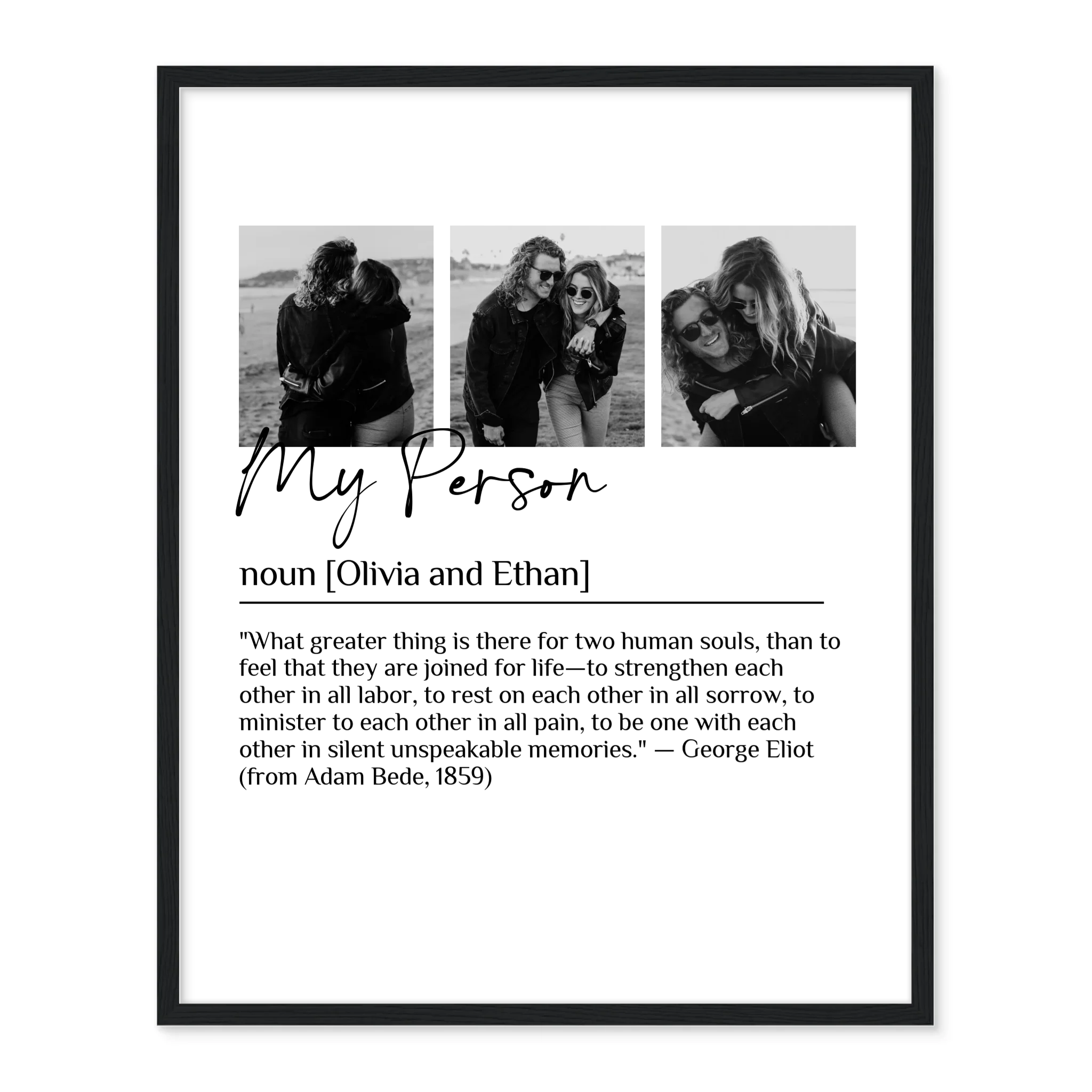 My Person Definition - Personalized Poster