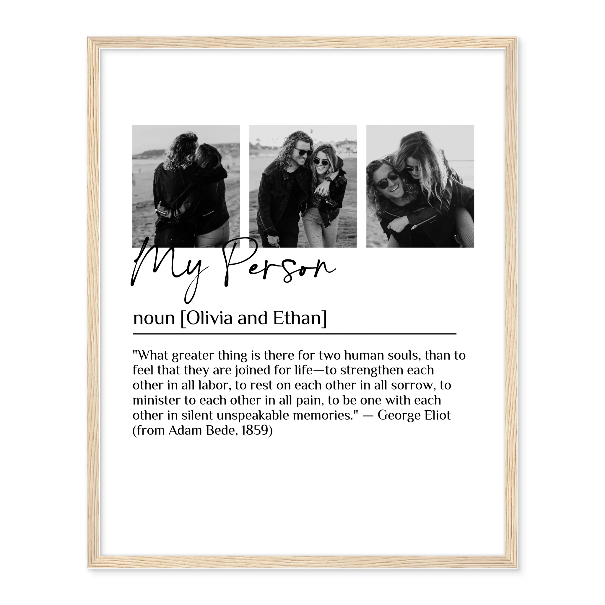 My Person Definition - Personalized Poster