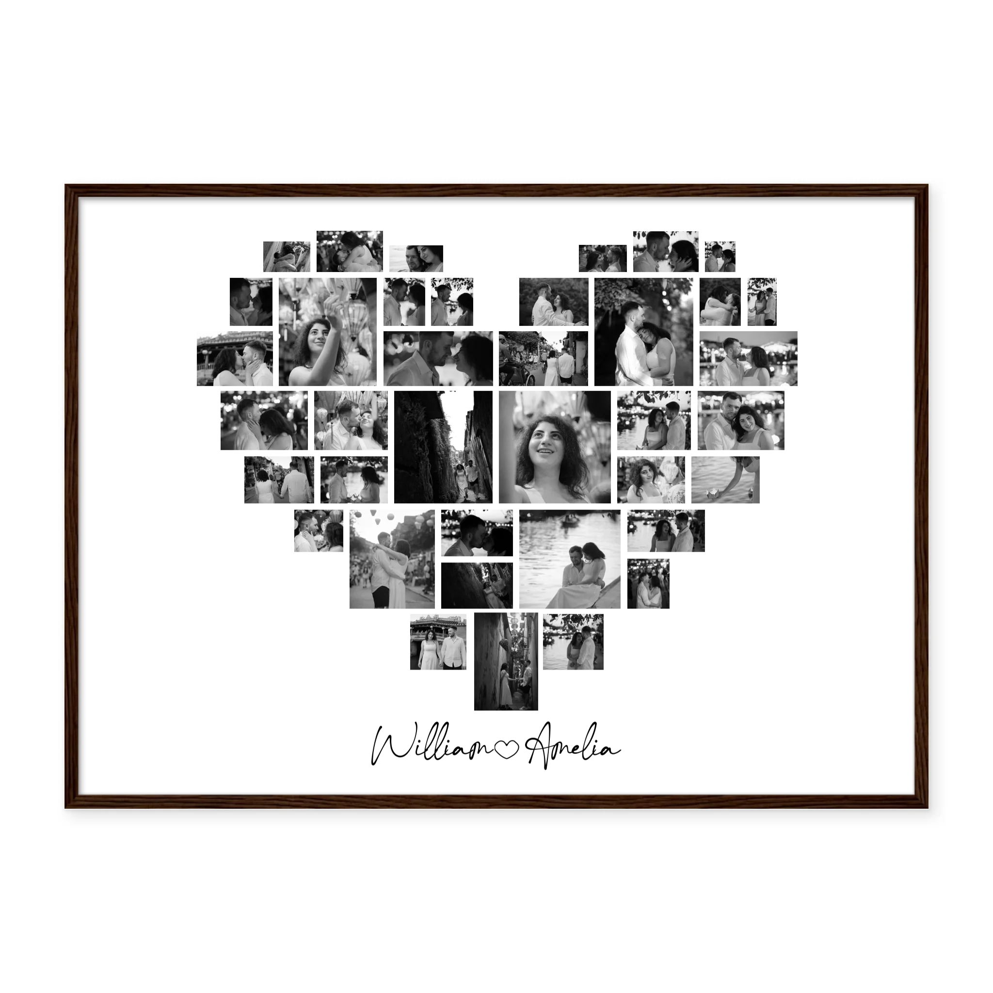 Heart Collage - Personalized Poster