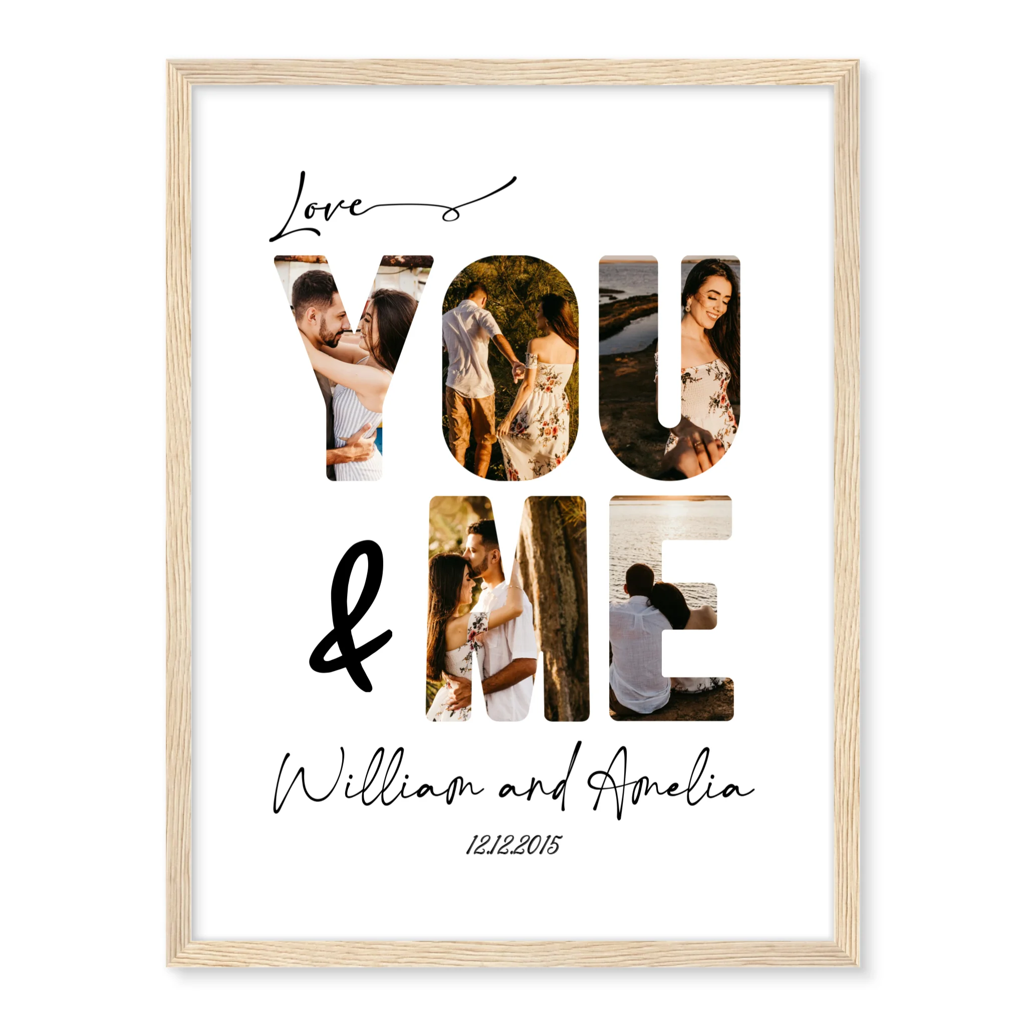 You & Me - Personalized Poster
