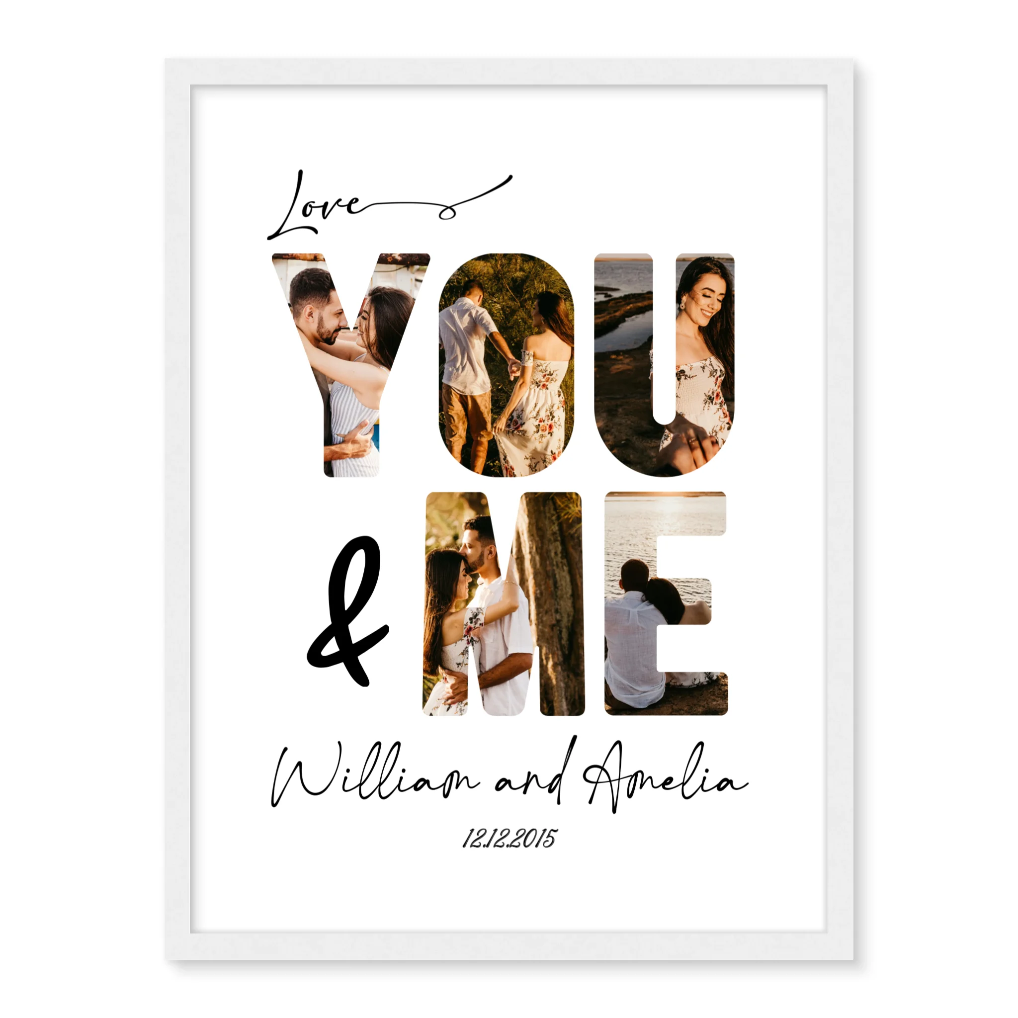 You & Me - Personalized Poster