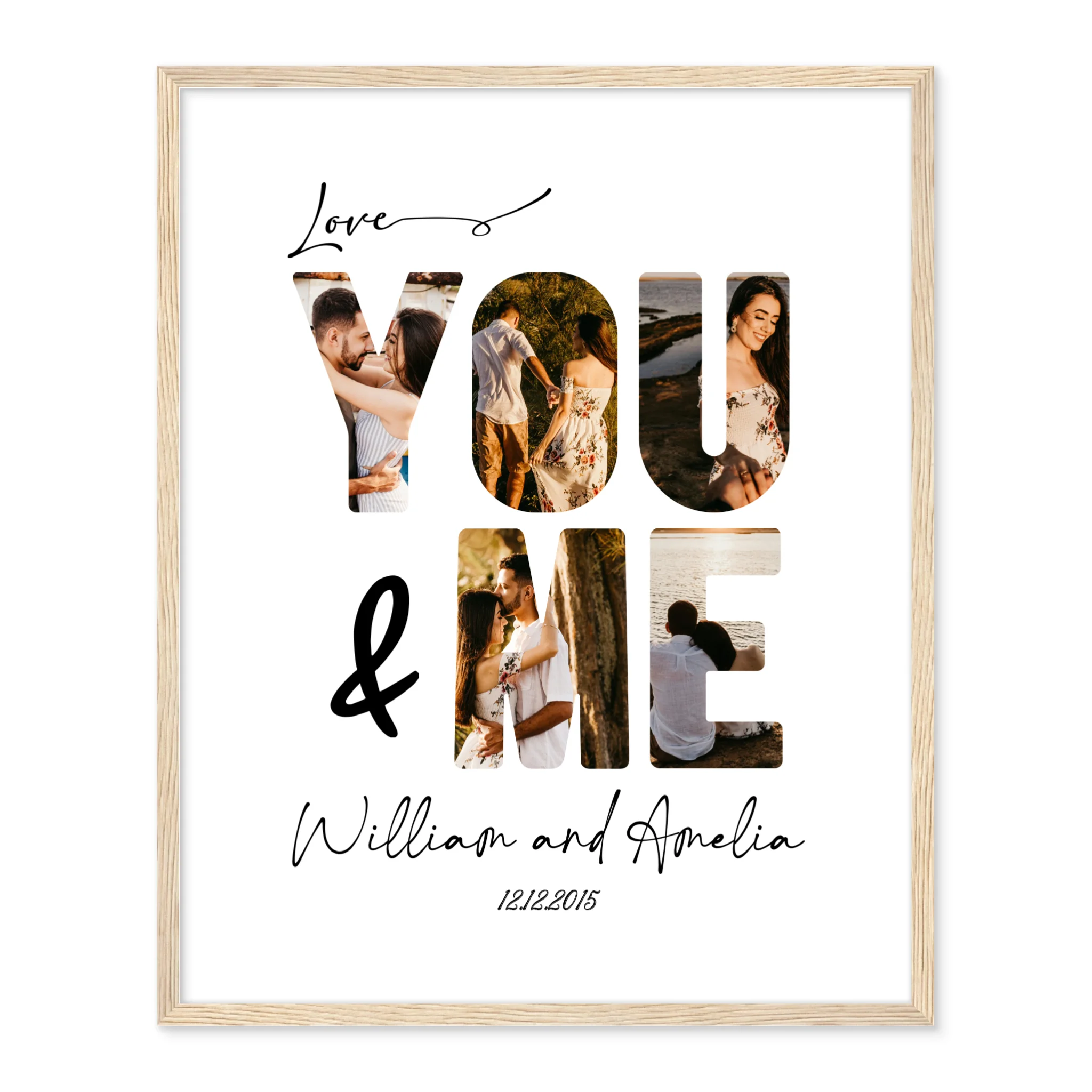 You & Me - Personalized Poster