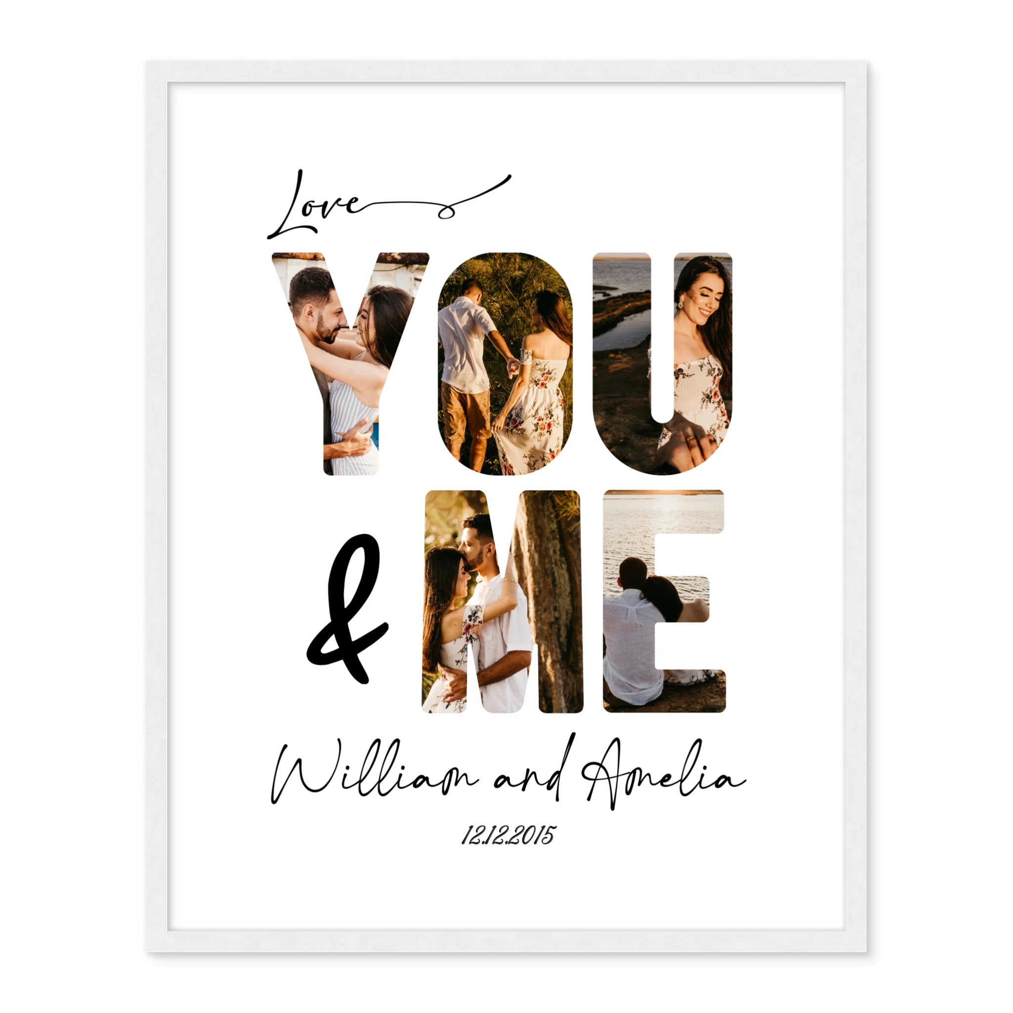 You & Me - Personalized Poster