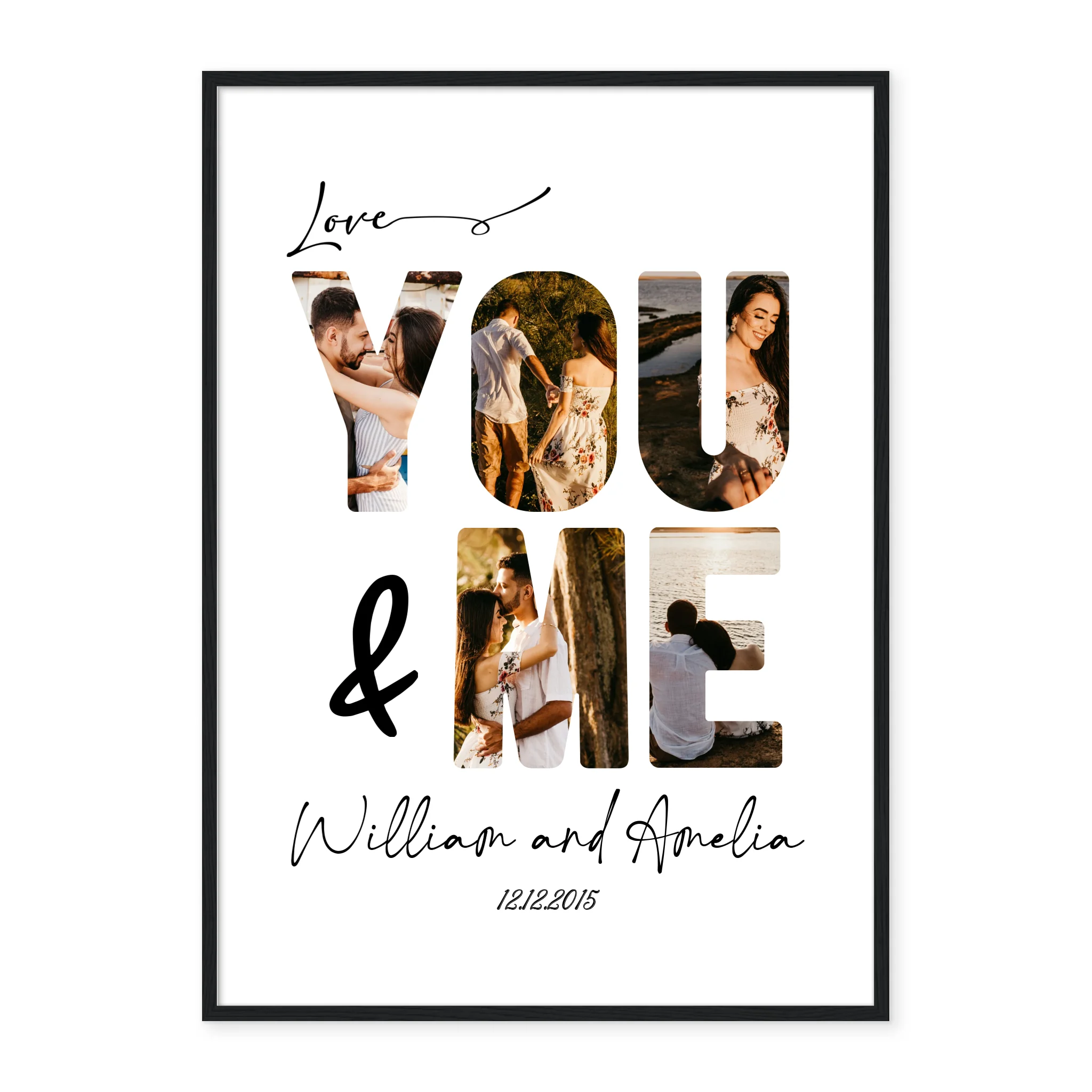 You & Me - Personalized Poster