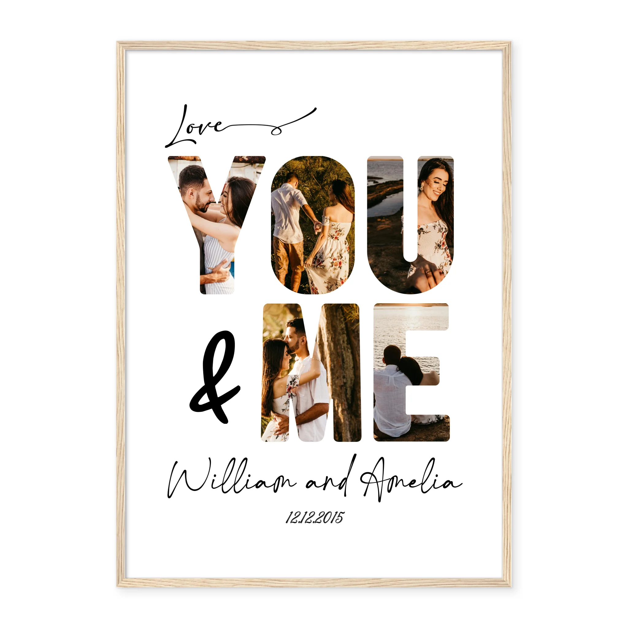 You & Me - Personalized Poster