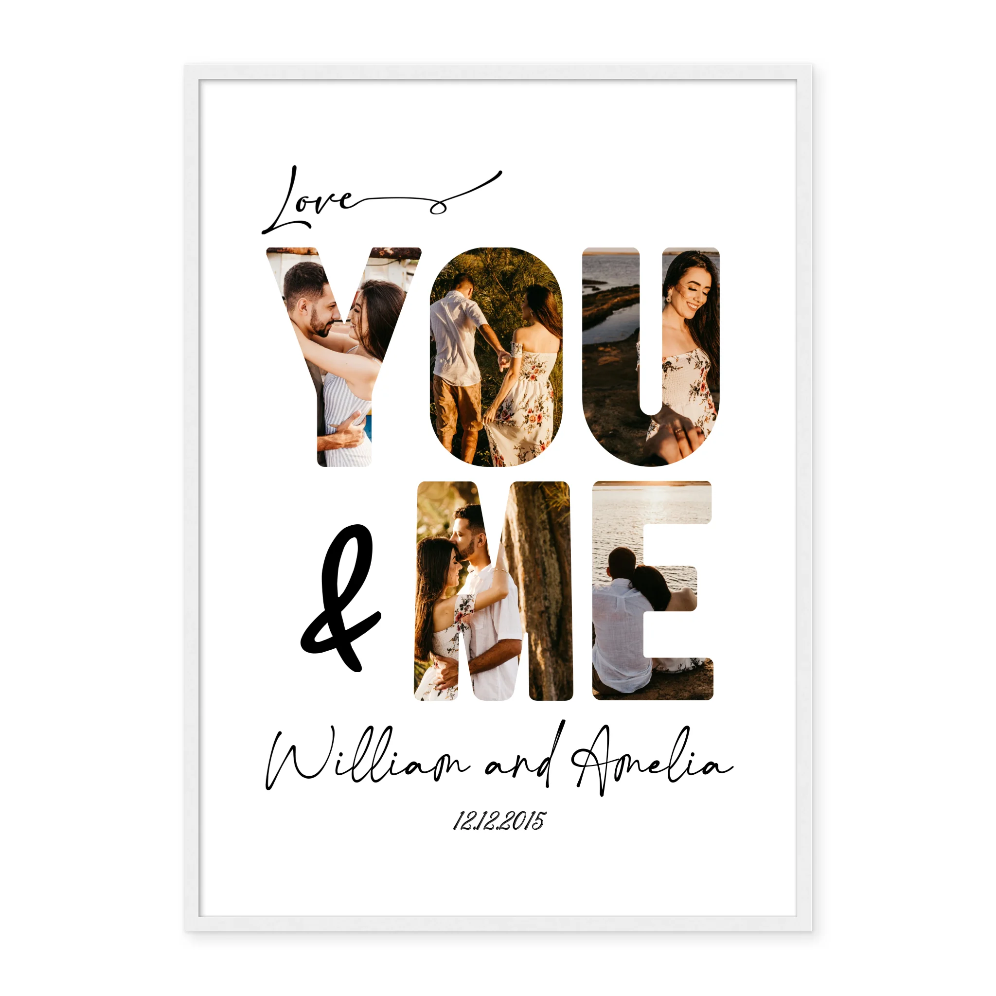 You & Me - Personalized Poster