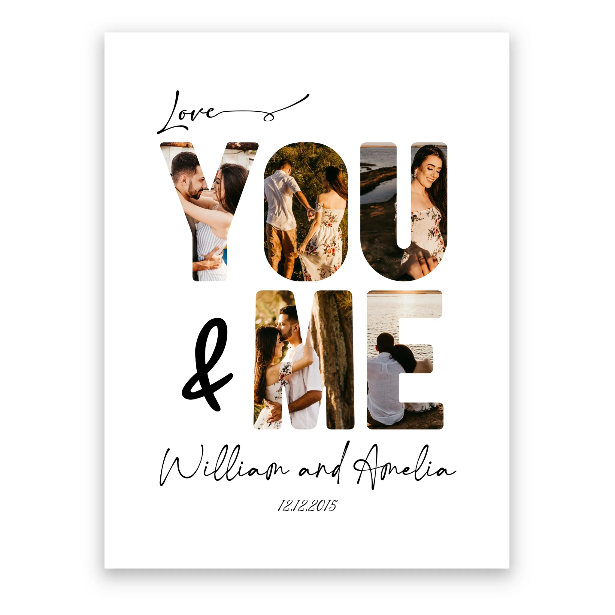 You & Me - Personalized Poster