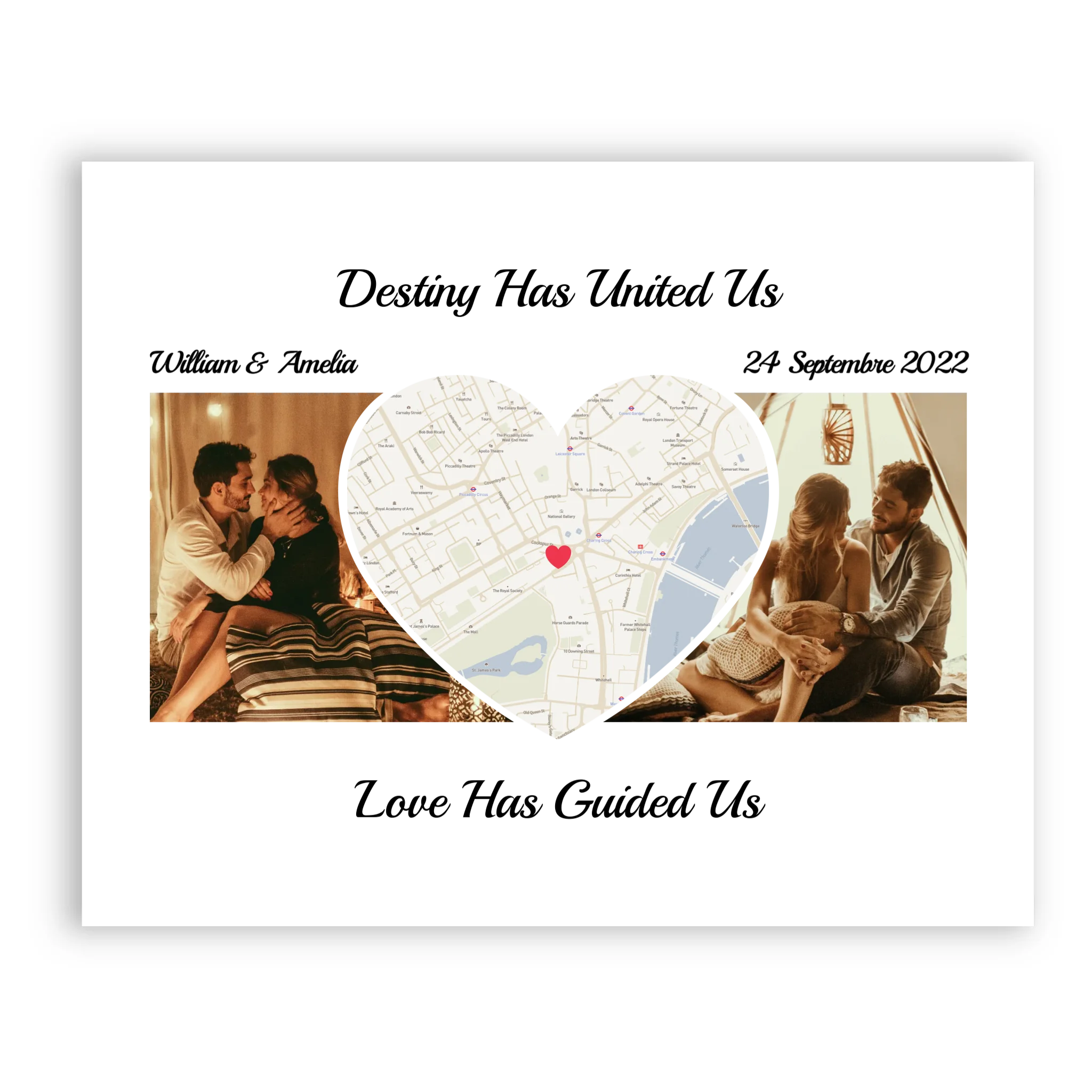 Destiny Has United Us - Personalized Poster