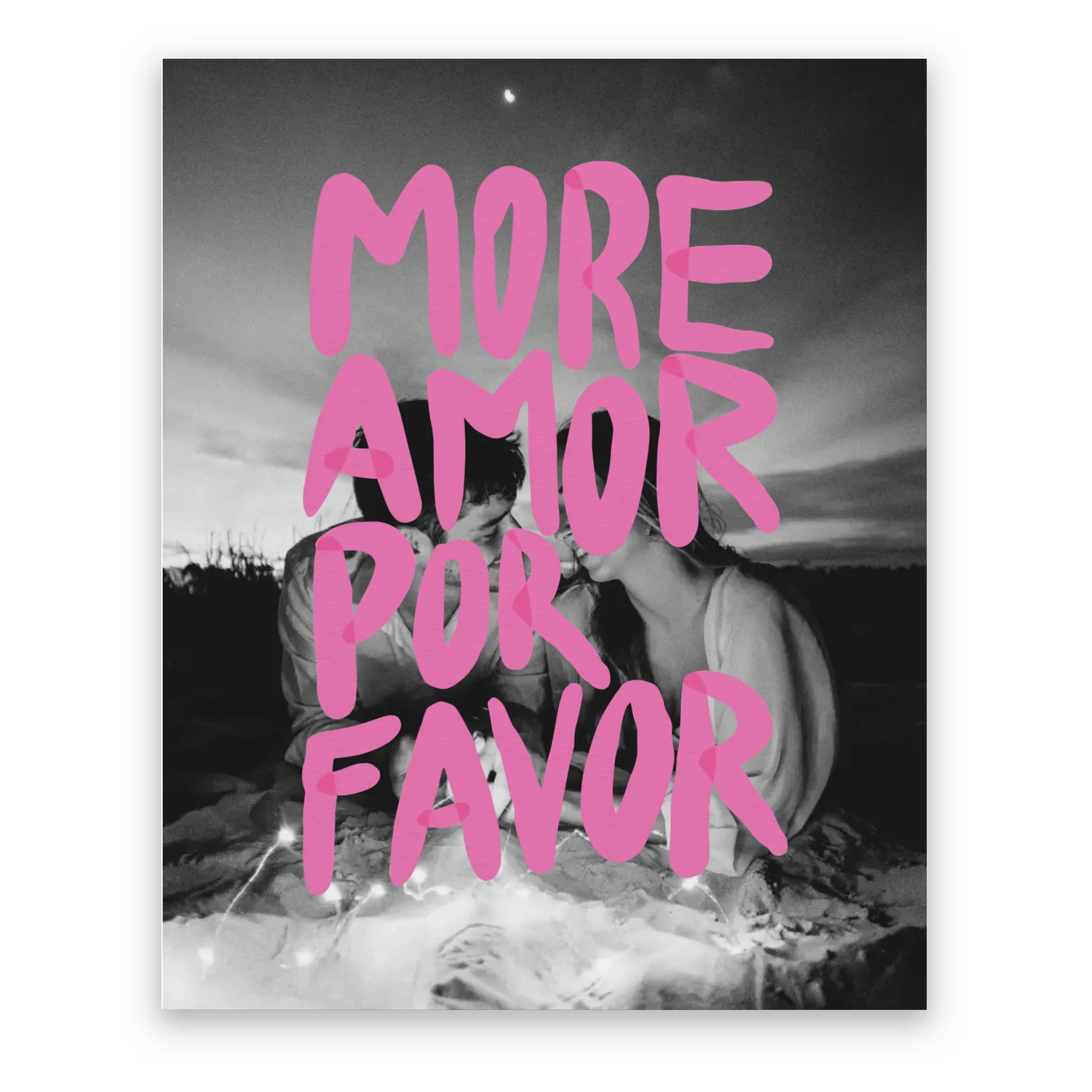 More Love by Favor - Personalized Poster