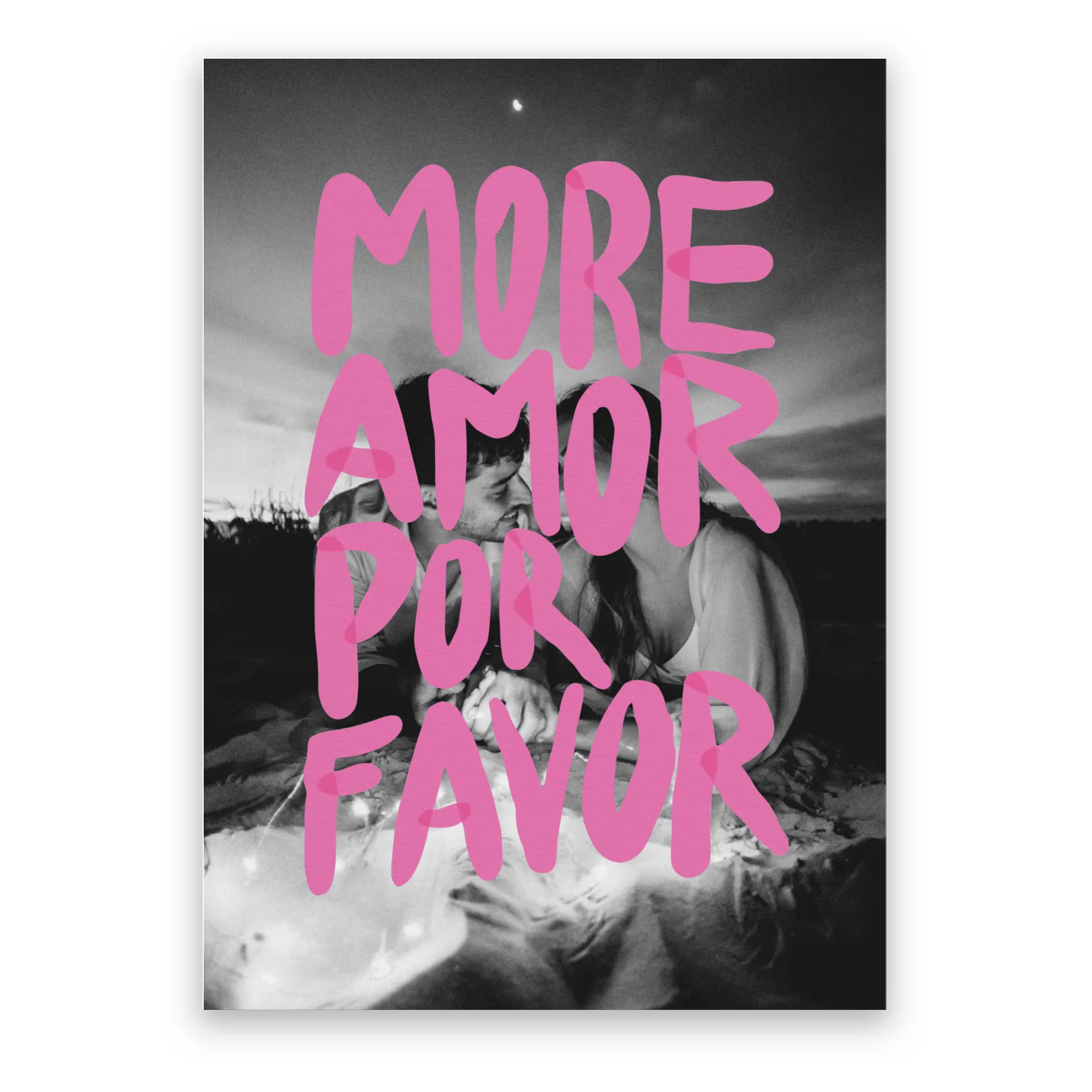 More Love by Favor - Personalized Poster