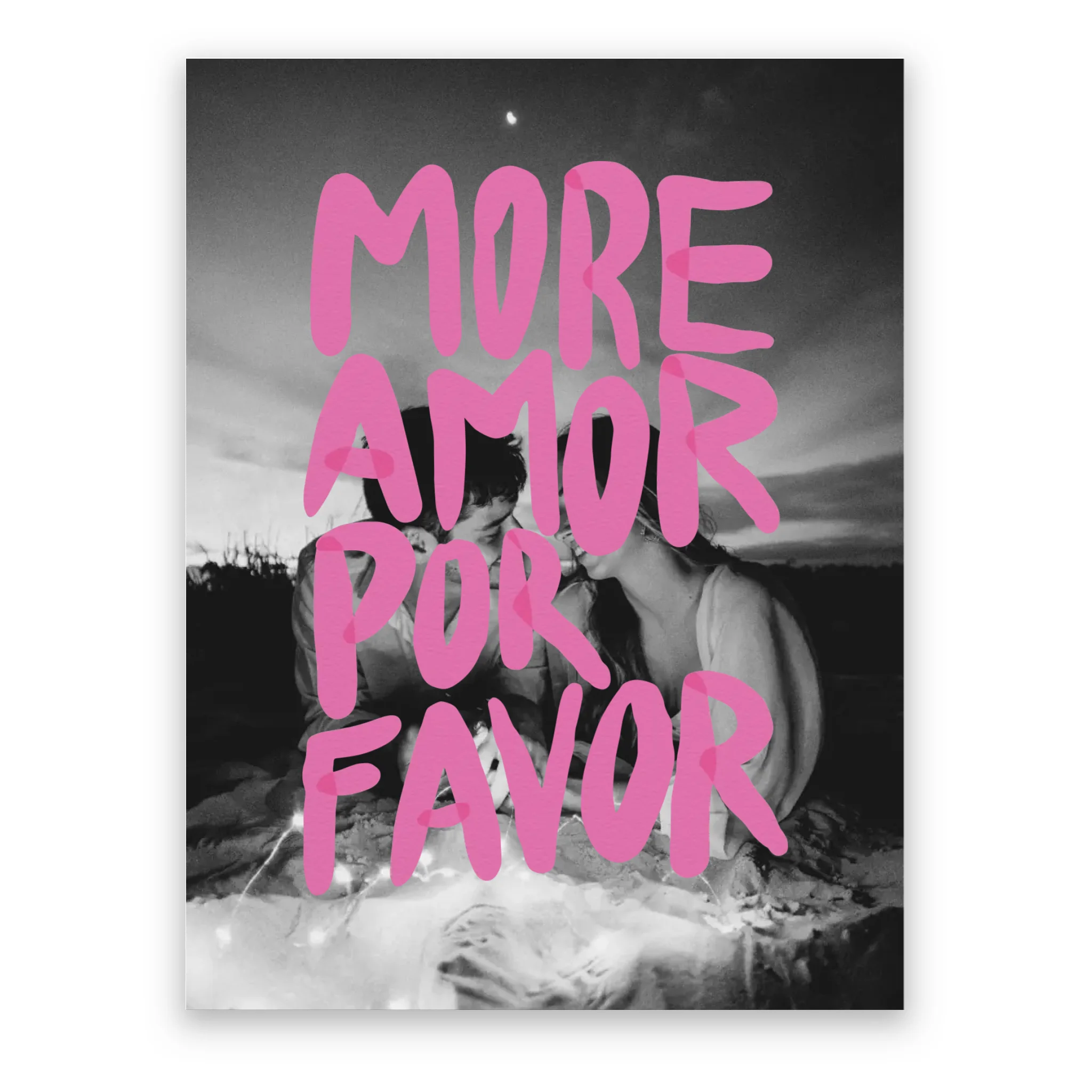 More Love by Favor - Personalized Poster