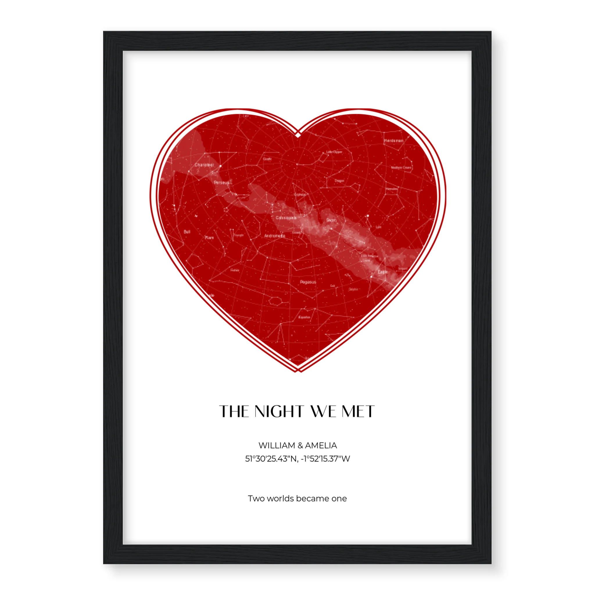 The Night We Met - Personalised Poster