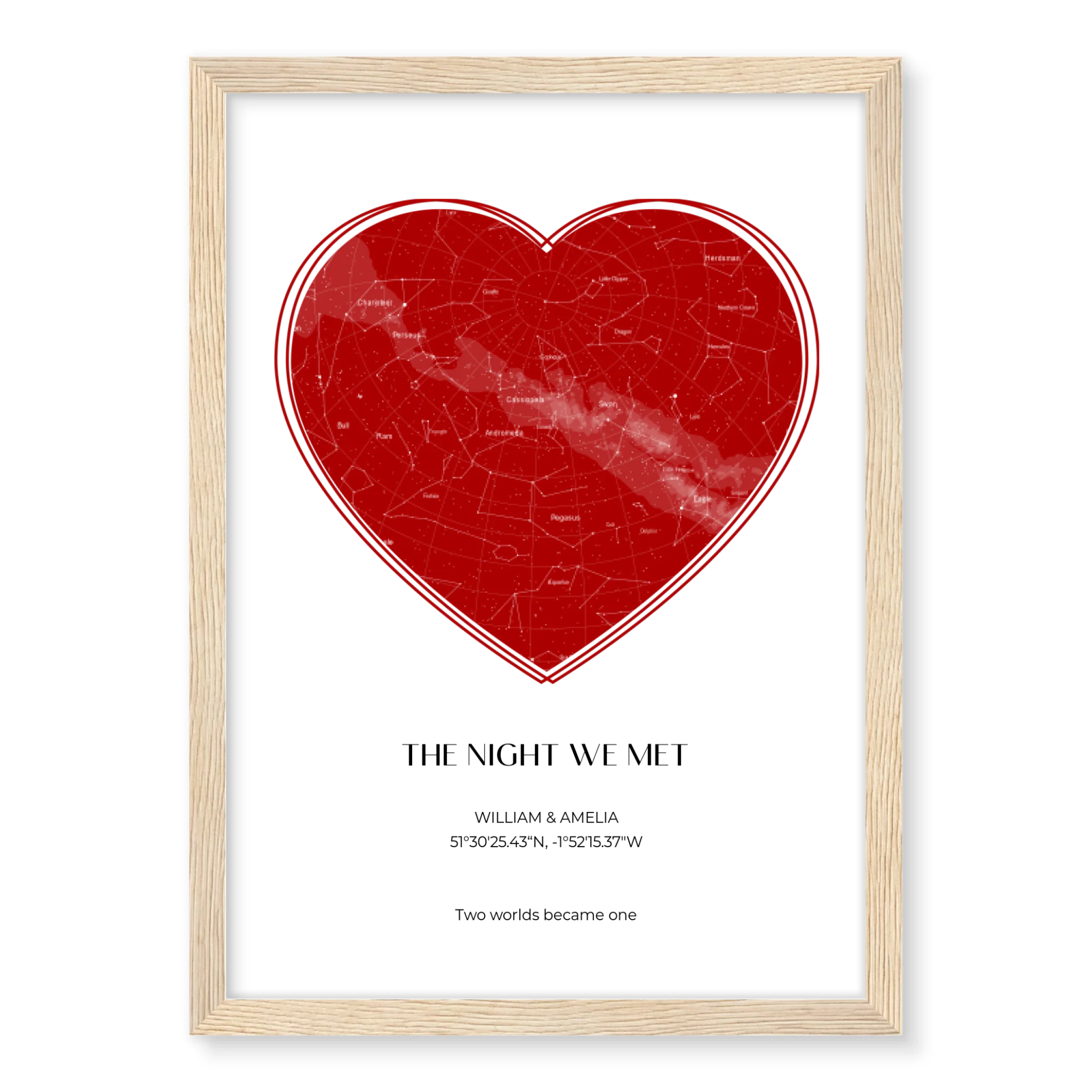 The Night We Met - Personalised Poster