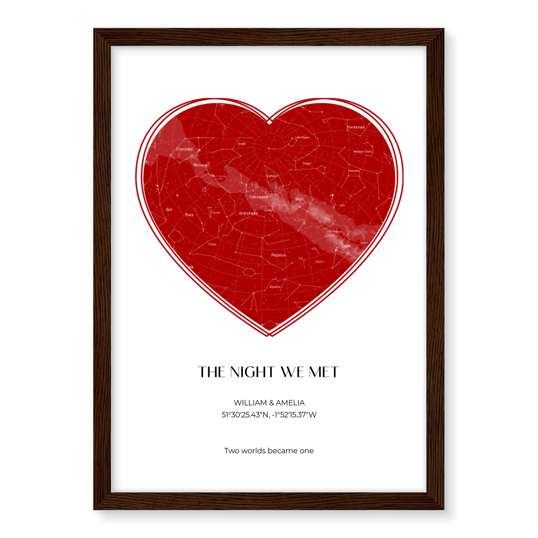 The Night We Met - Personalised Poster