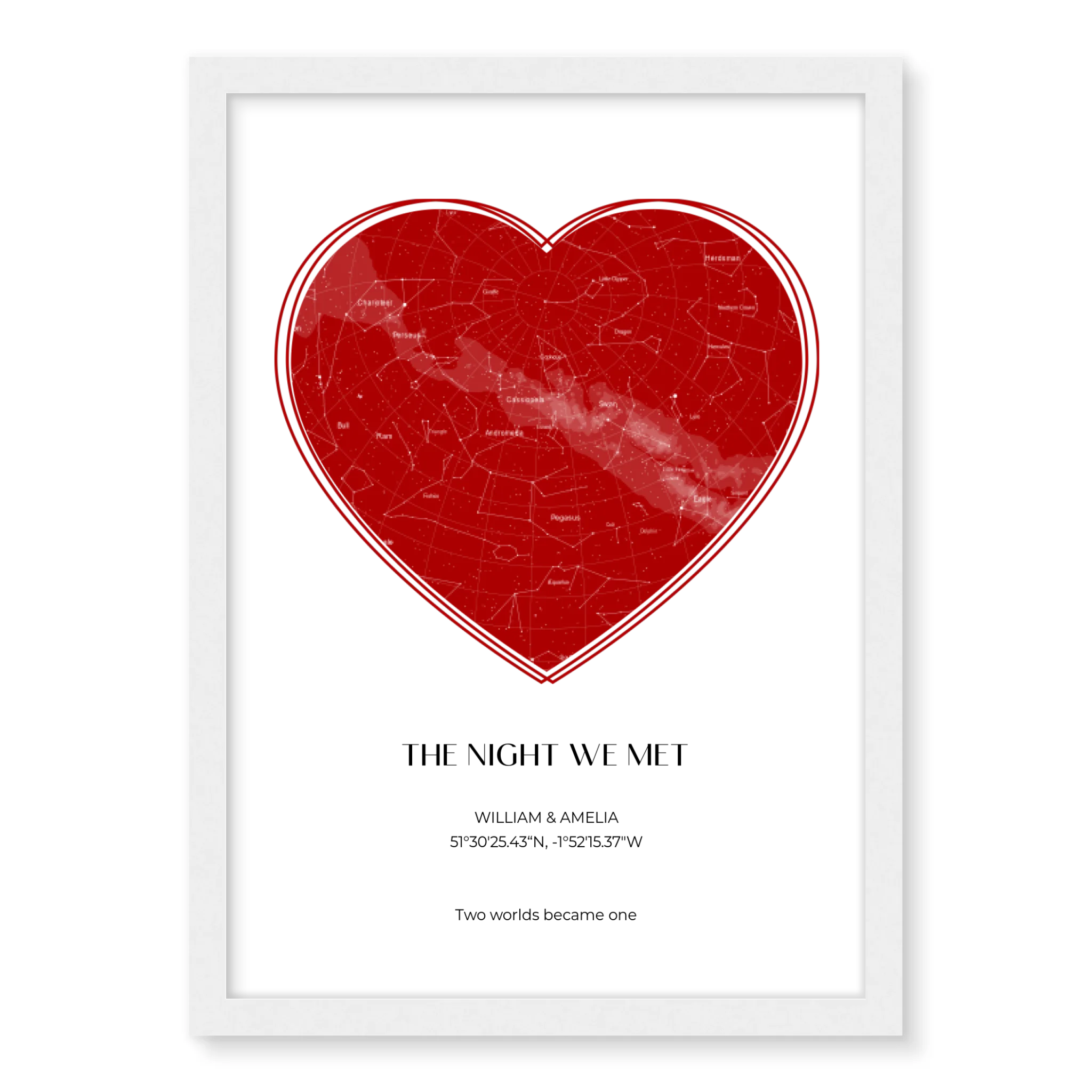 The Night We Met - Personalised Poster