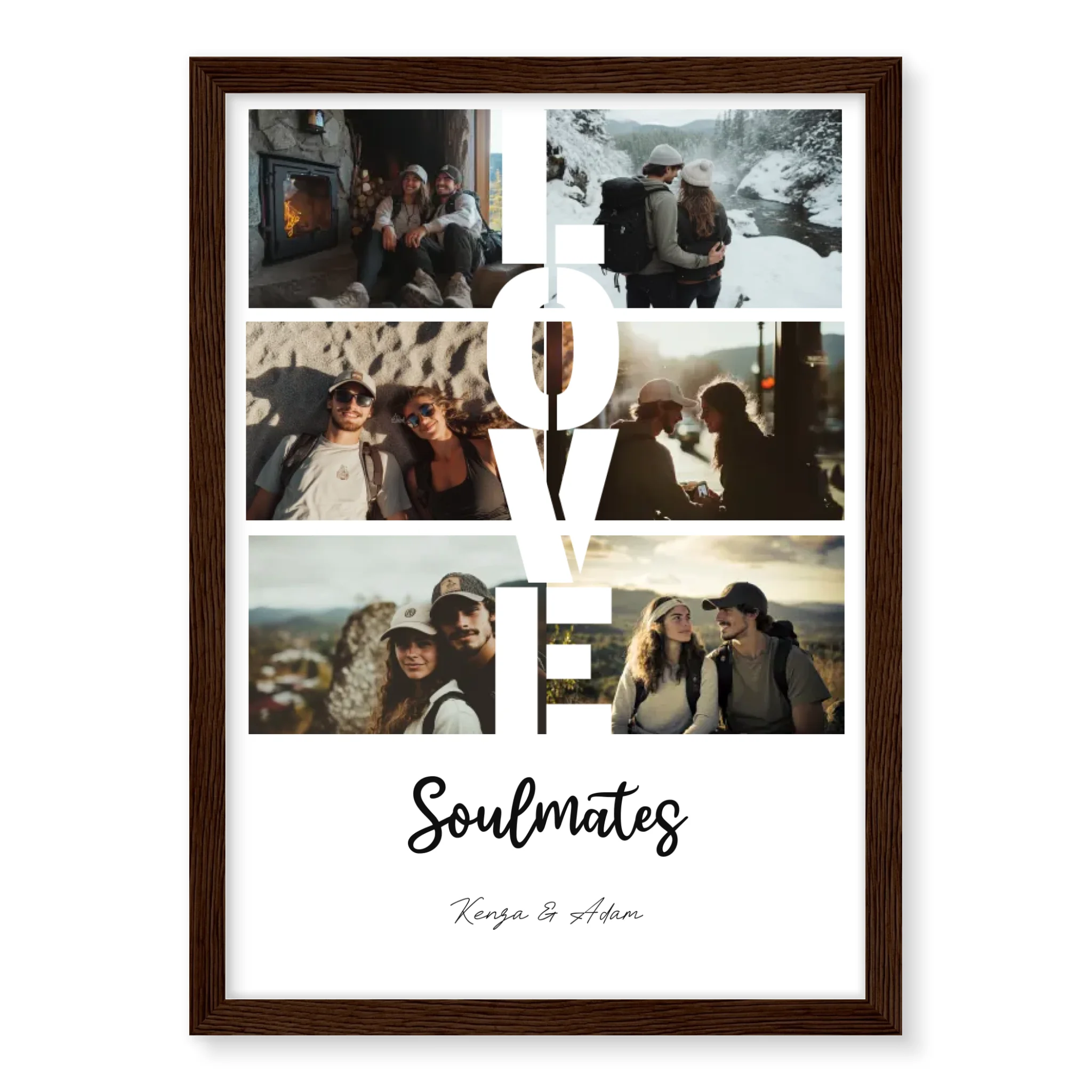 Love Collage - Personalised Poster