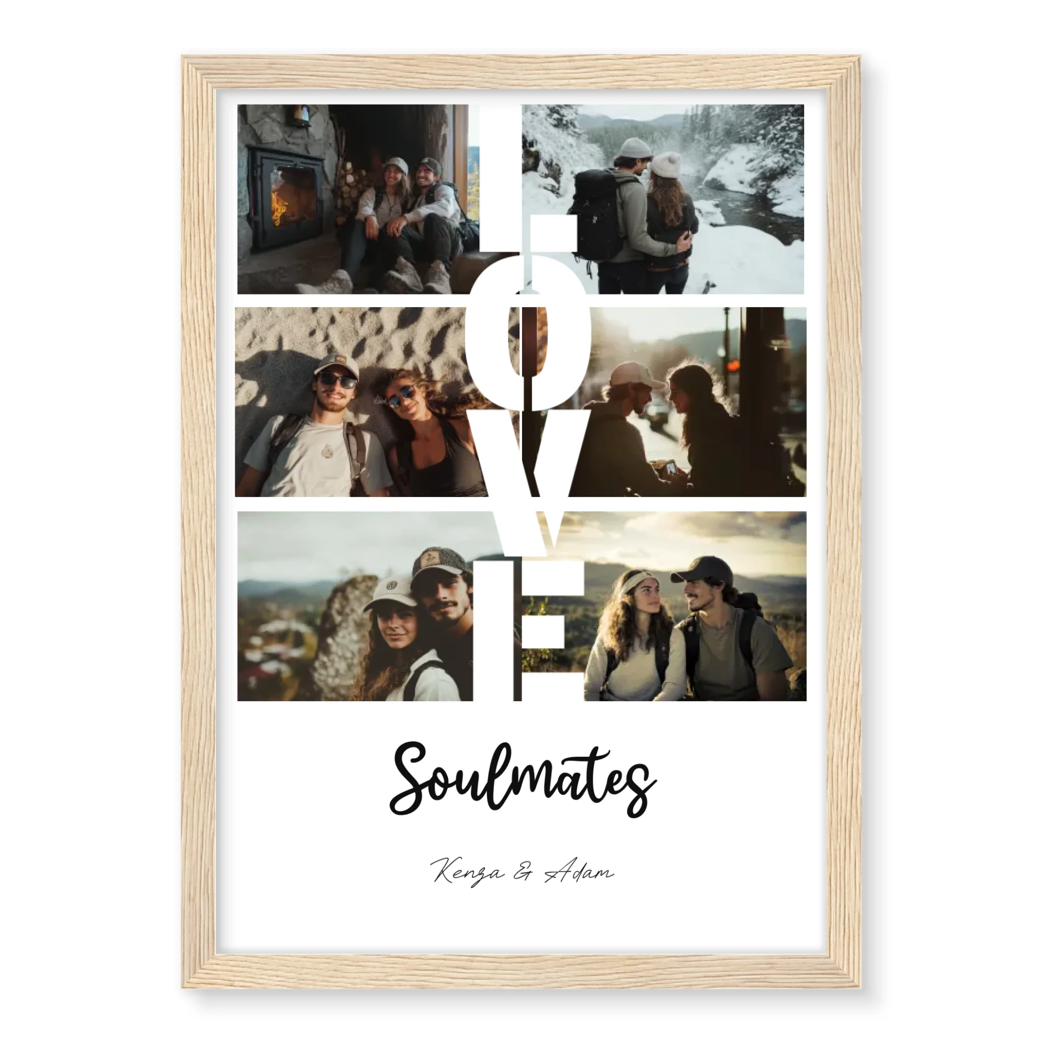 Love Collage - Personalised Poster