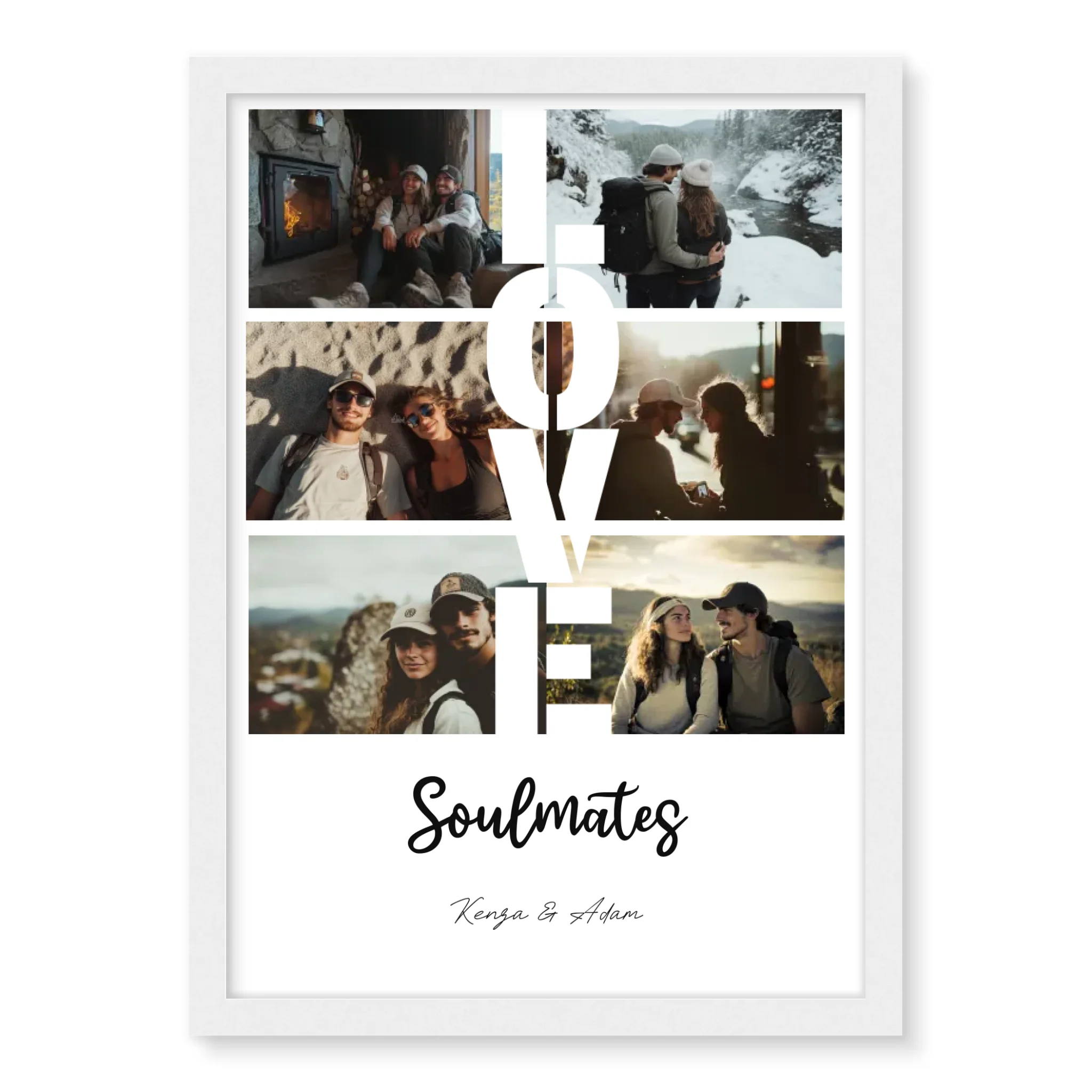 Love Collage - Personalised Poster