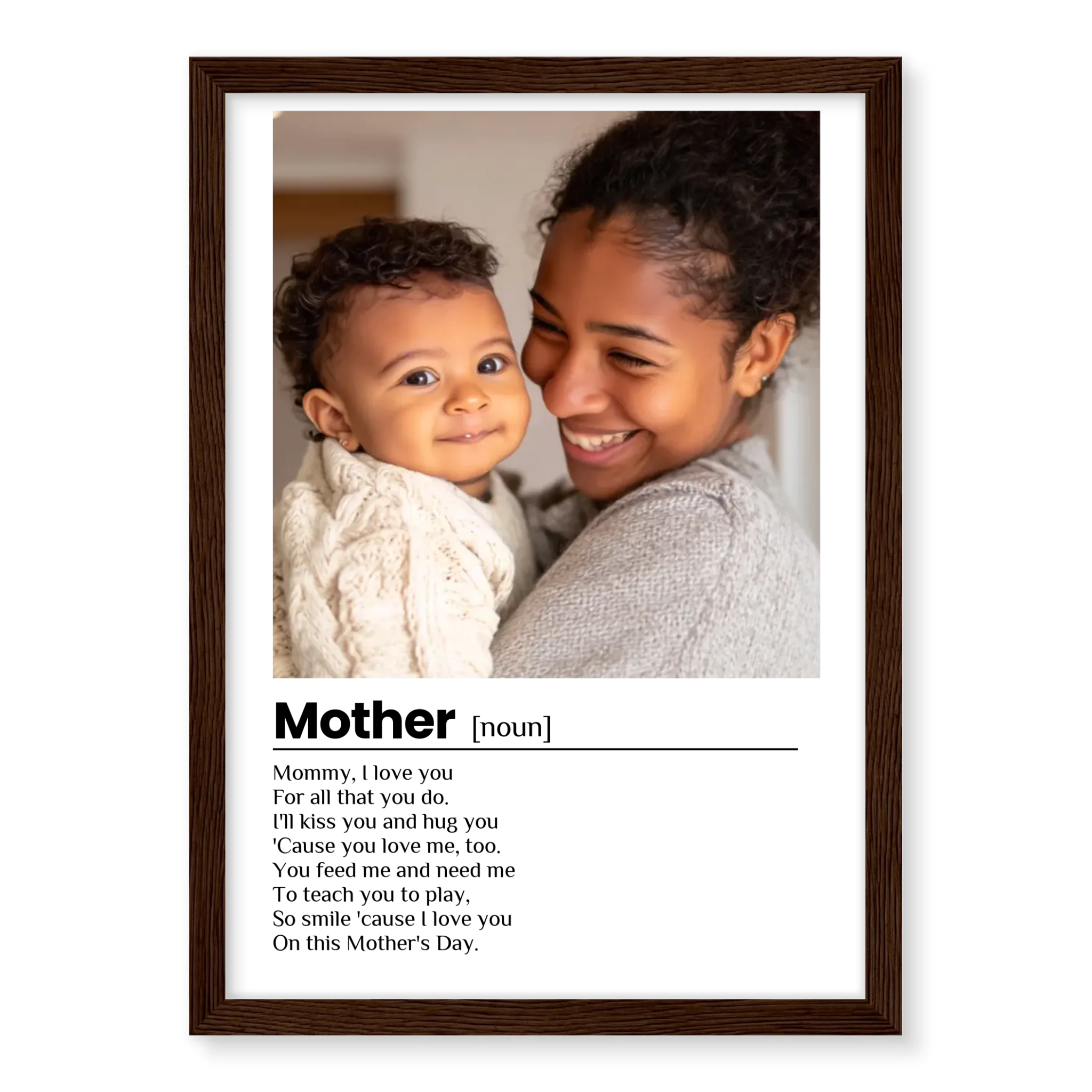 Mother Poem - Personalised Poster