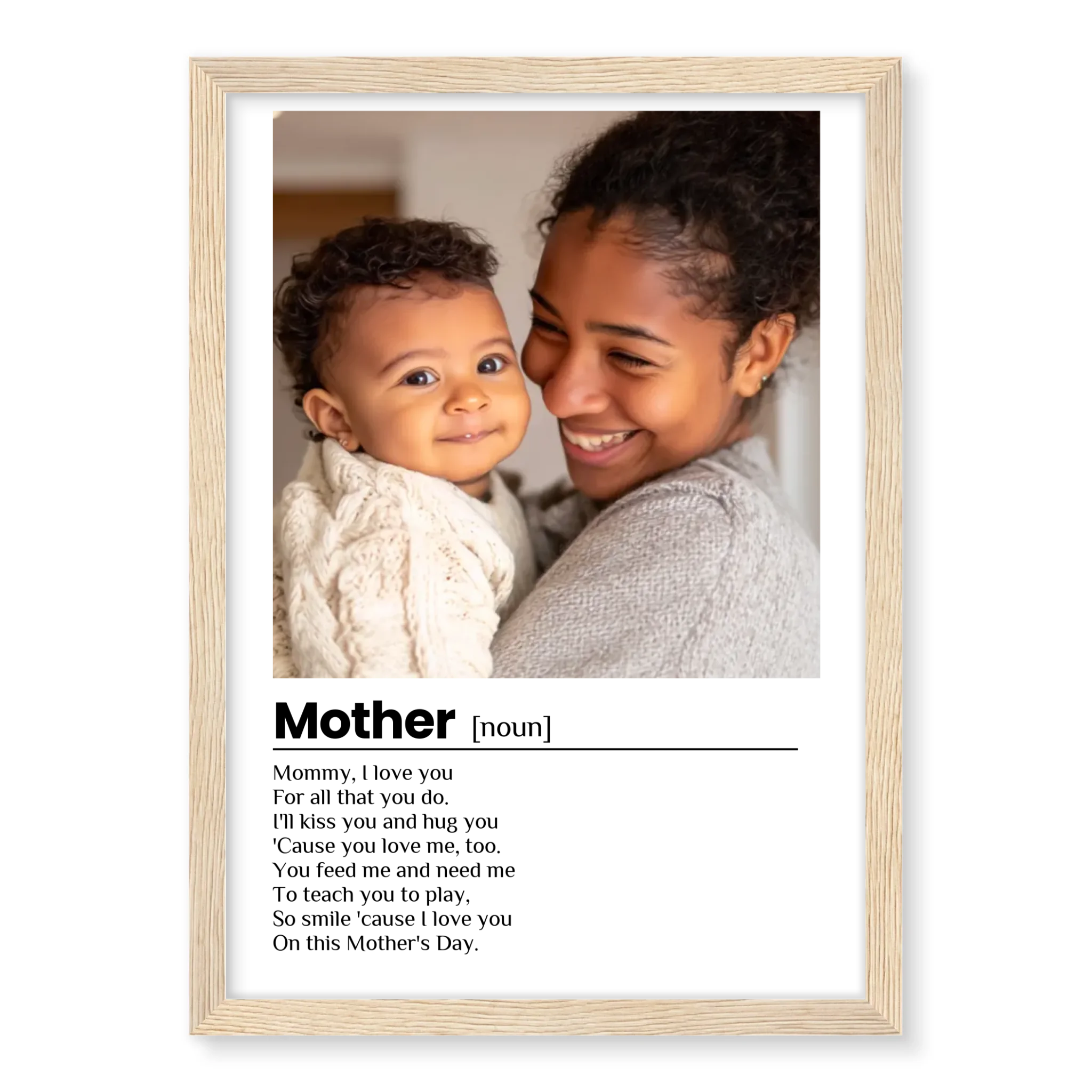 Mother Poem - Personalised Poster
