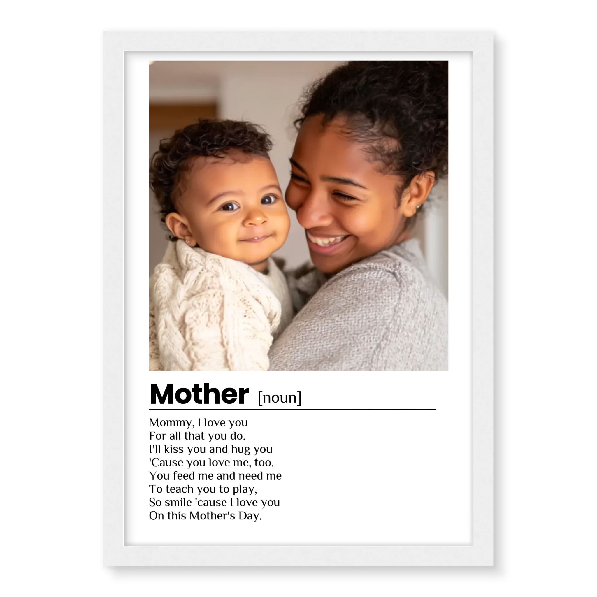 Mother Poem - Personalised Poster