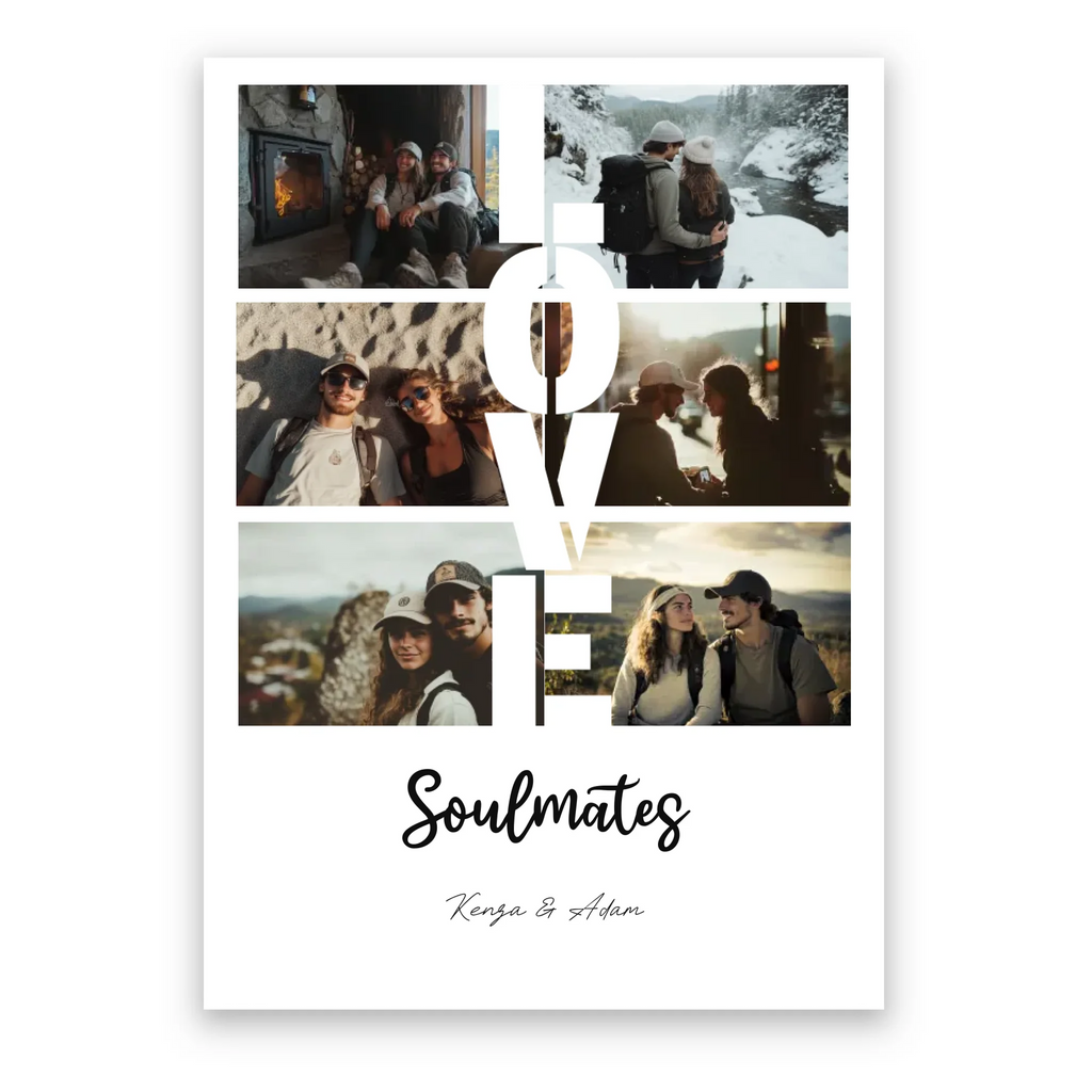 Love Collage - Personalised Poster
