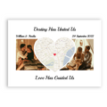 Destiny Has United Us personalised poster – custom romantic print wall art