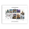 Travel Photos and Map personalised poster – custom travel print wall art