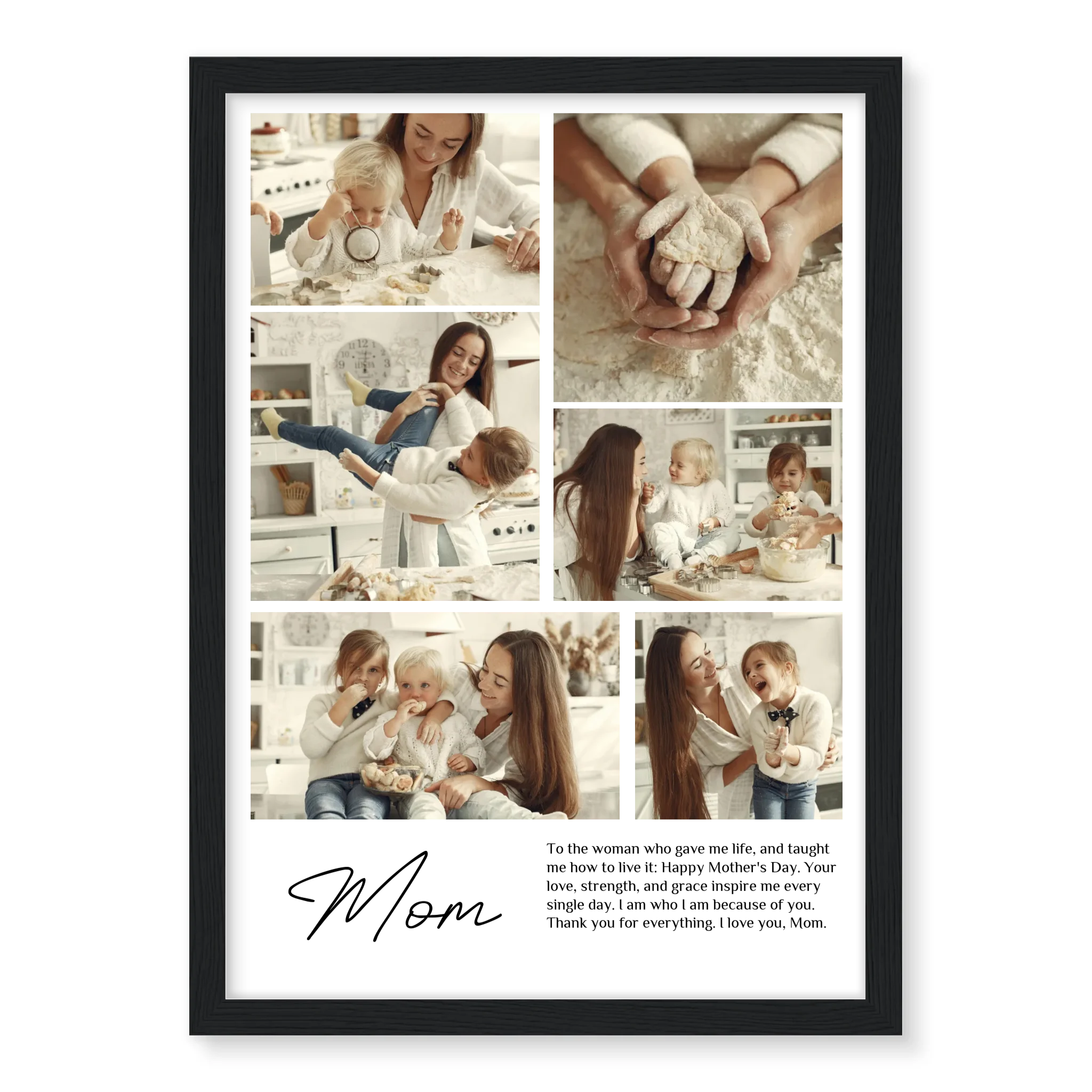 Mom Collage - Personalised Poster