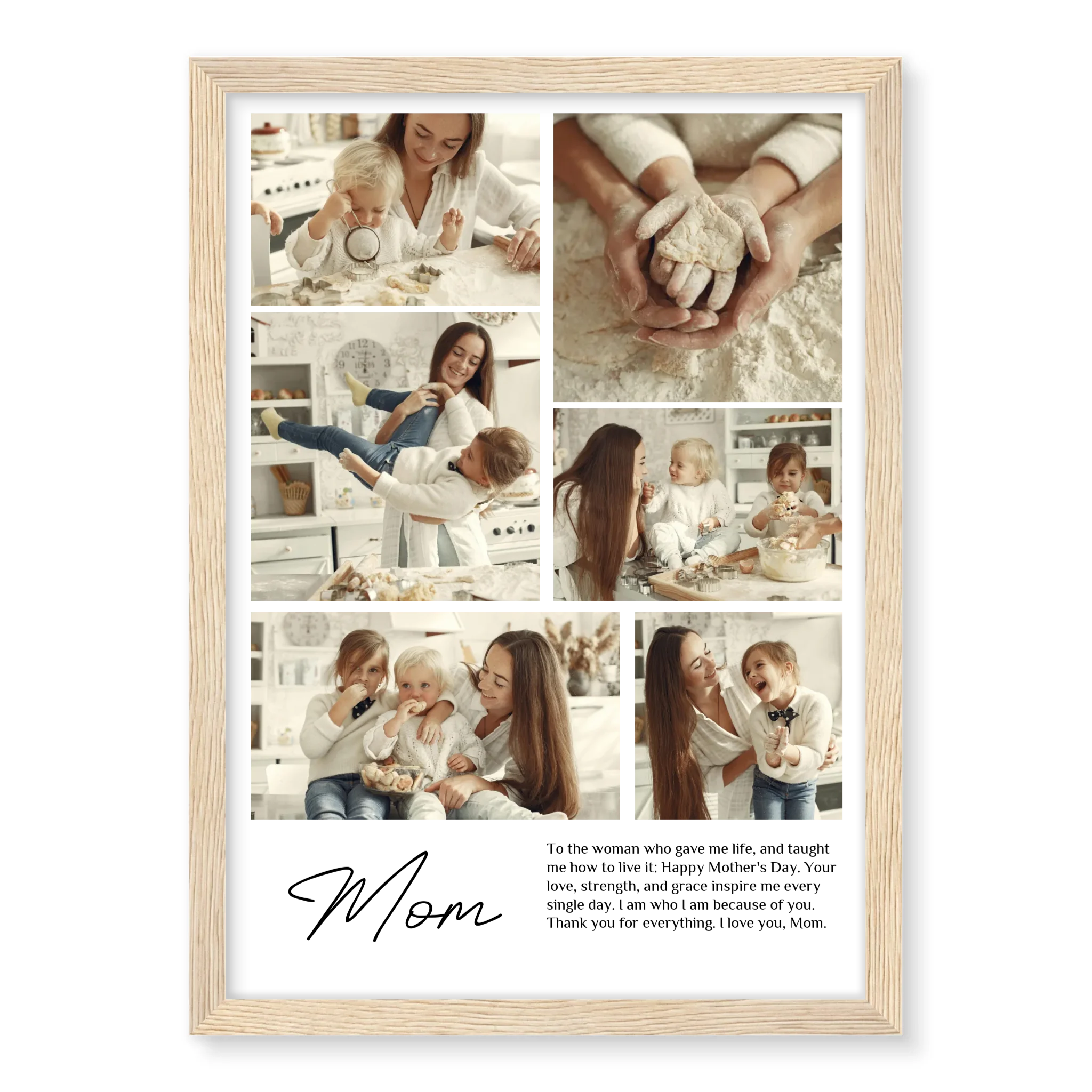 Mom Collage - Personalised Poster