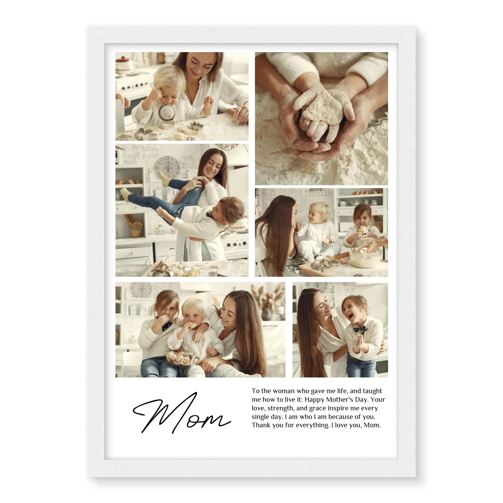 Mom Collage - Personalised Poster