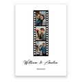 Photo Film personalised poster – custom film strip print wall art