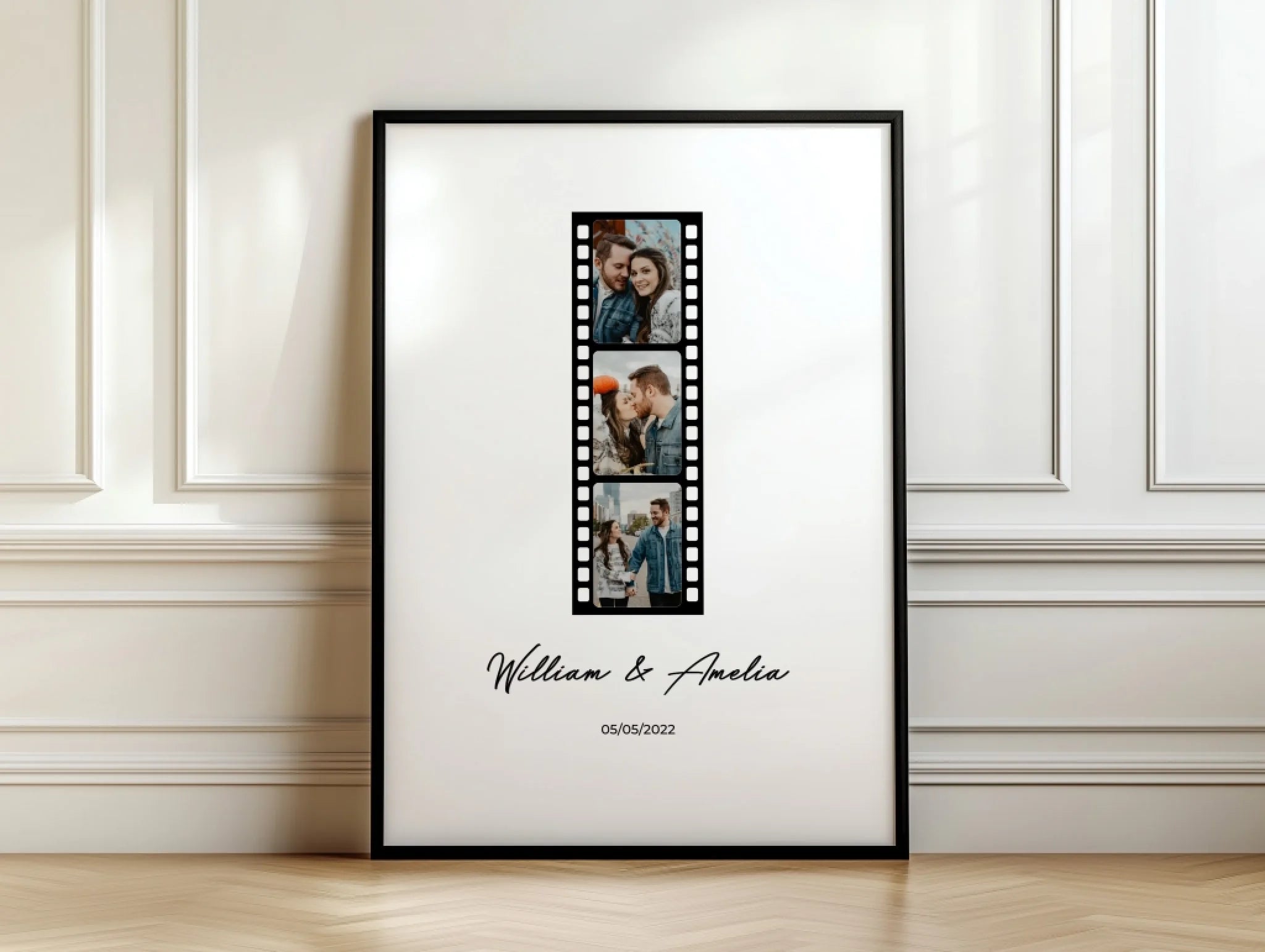 Photo Film personalised poster – alternate poster design preview with personalisation options
