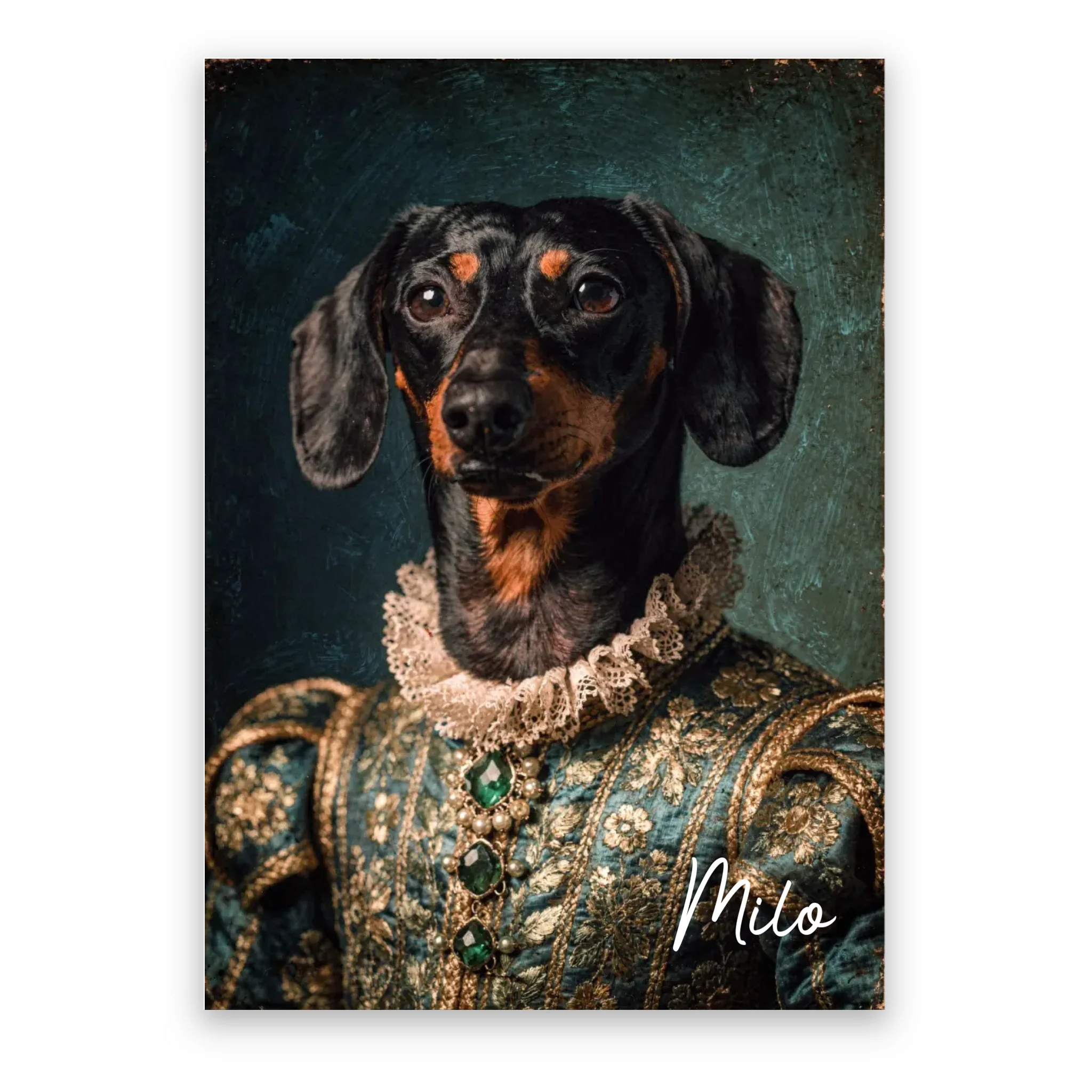 Dog Renaissance Portrait
