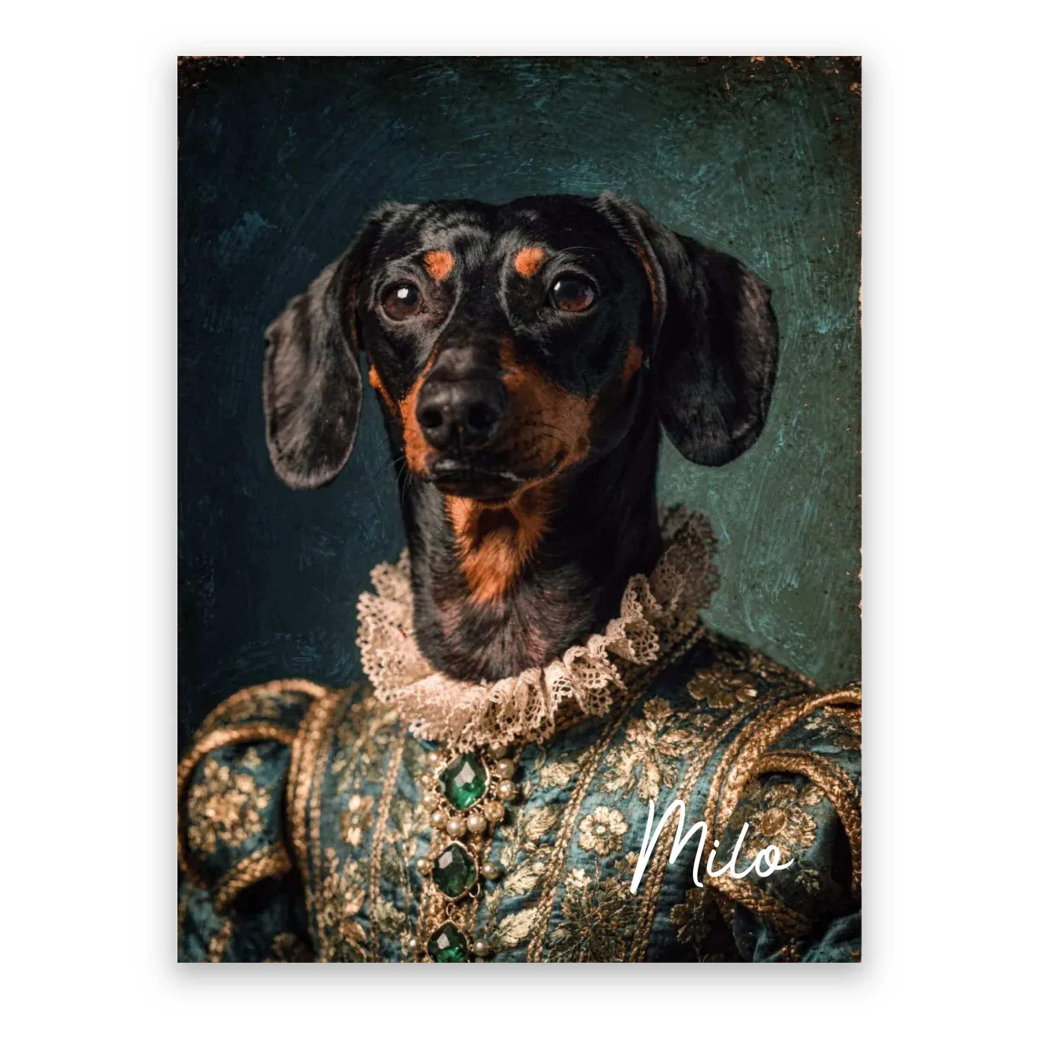 Dog Renaissance Portrait