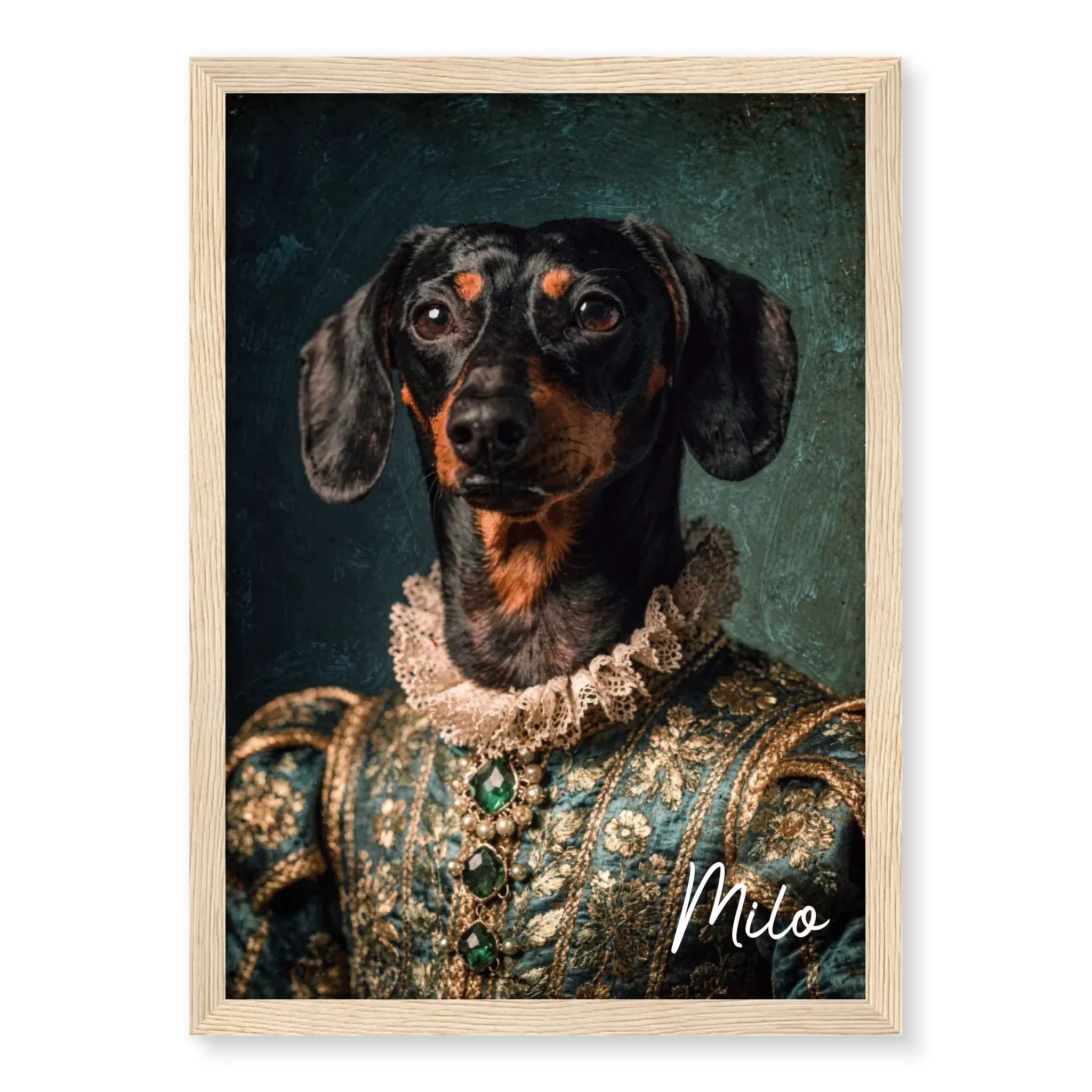 Dog Renaissance Portrait