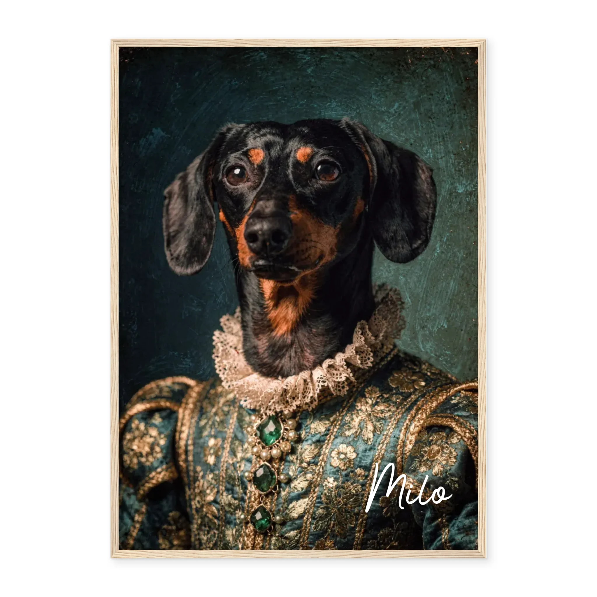 Dog Renaissance Portrait