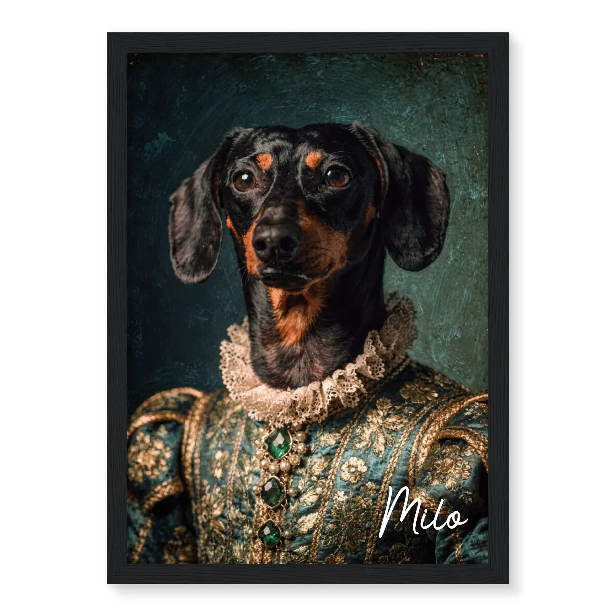 Dog Renaissance Portrait